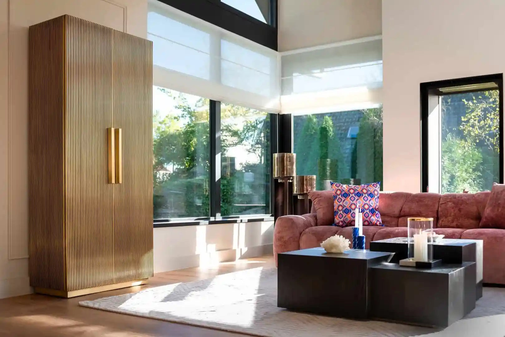 Ironville zloty 2-door wardrobe