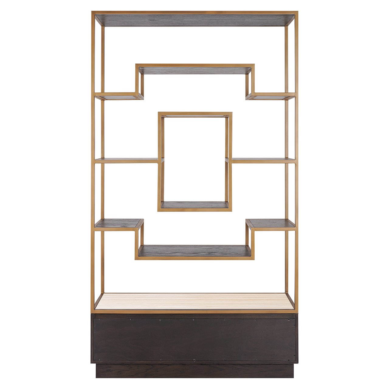 CLAREMONT showcase brown with beige stone
