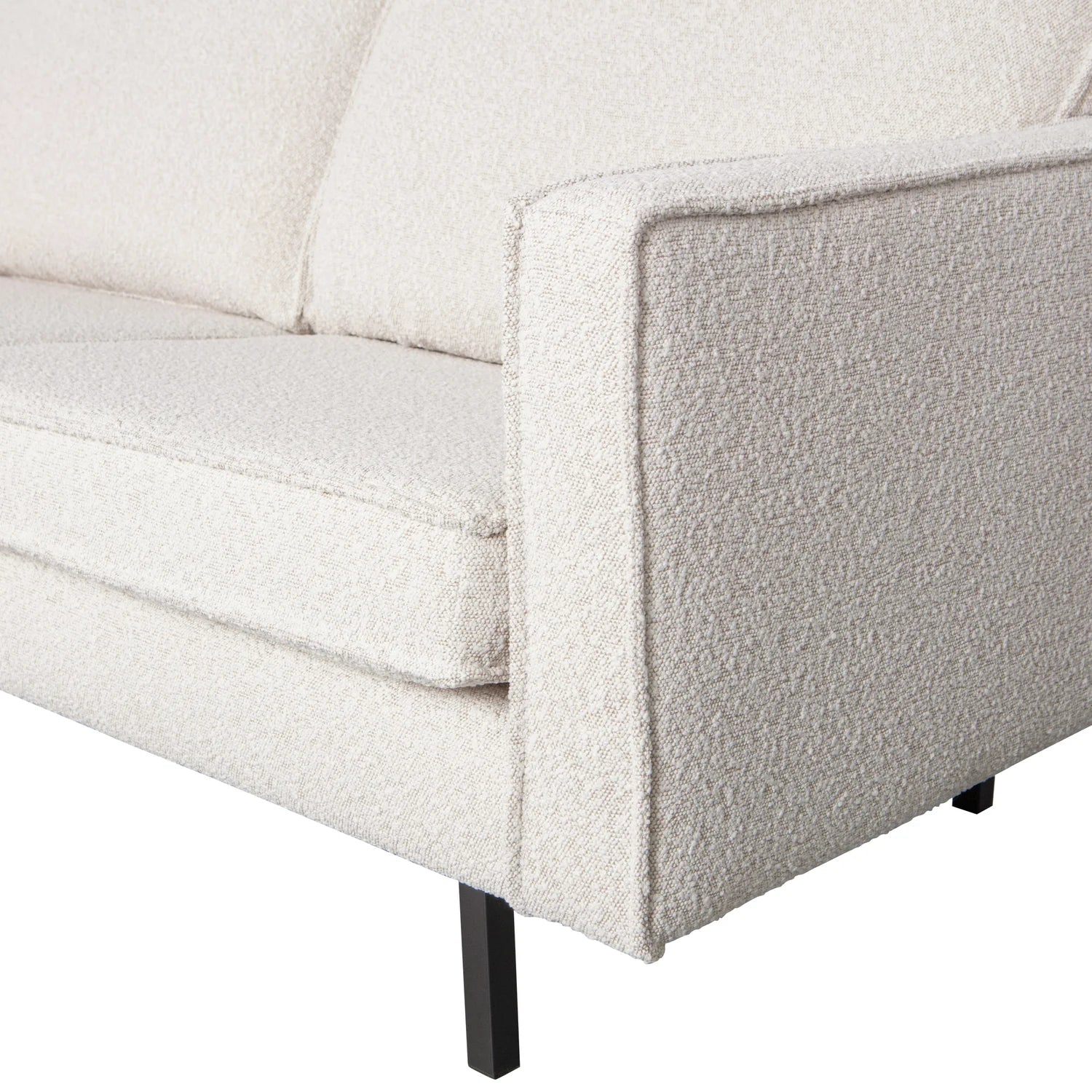 Sofa 3-osobowa RODEO kremowy bouclé