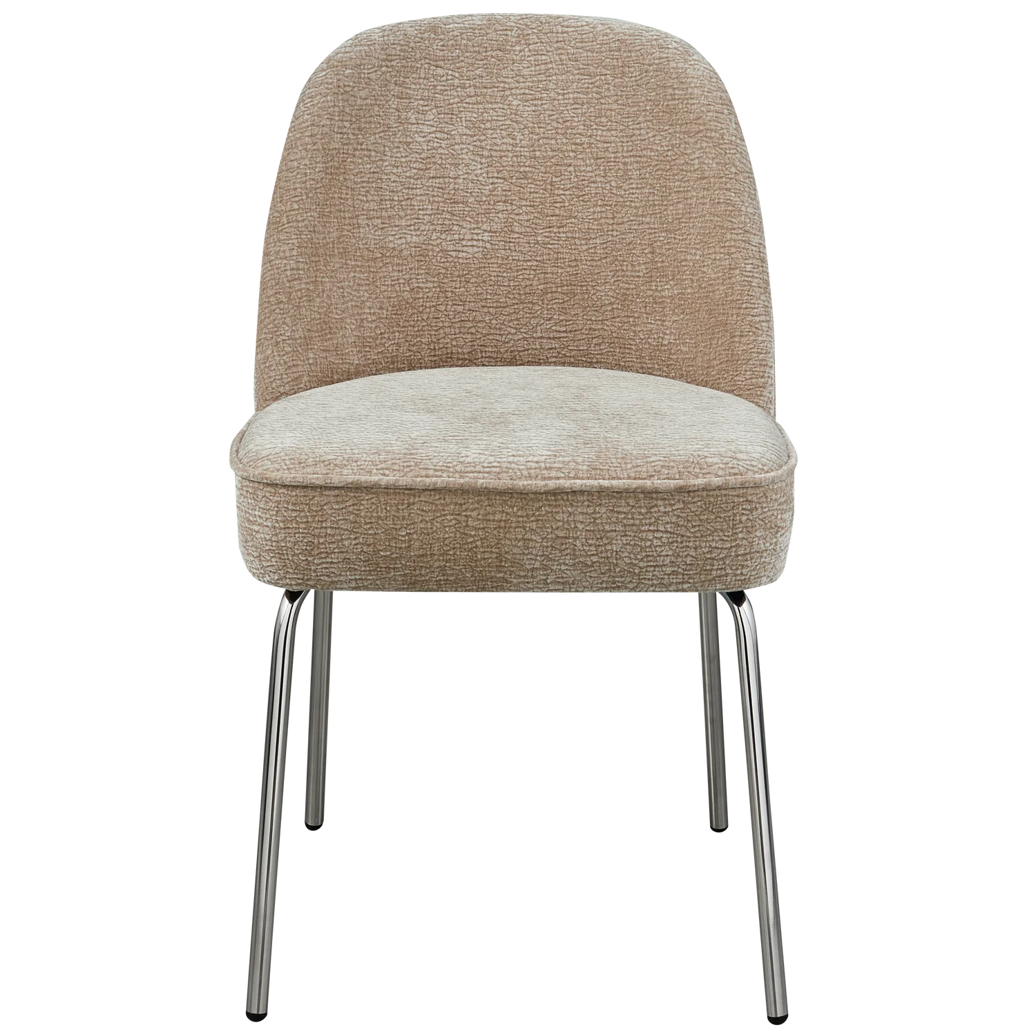 Vogue 3D Sandy chair szenil with a chrome base