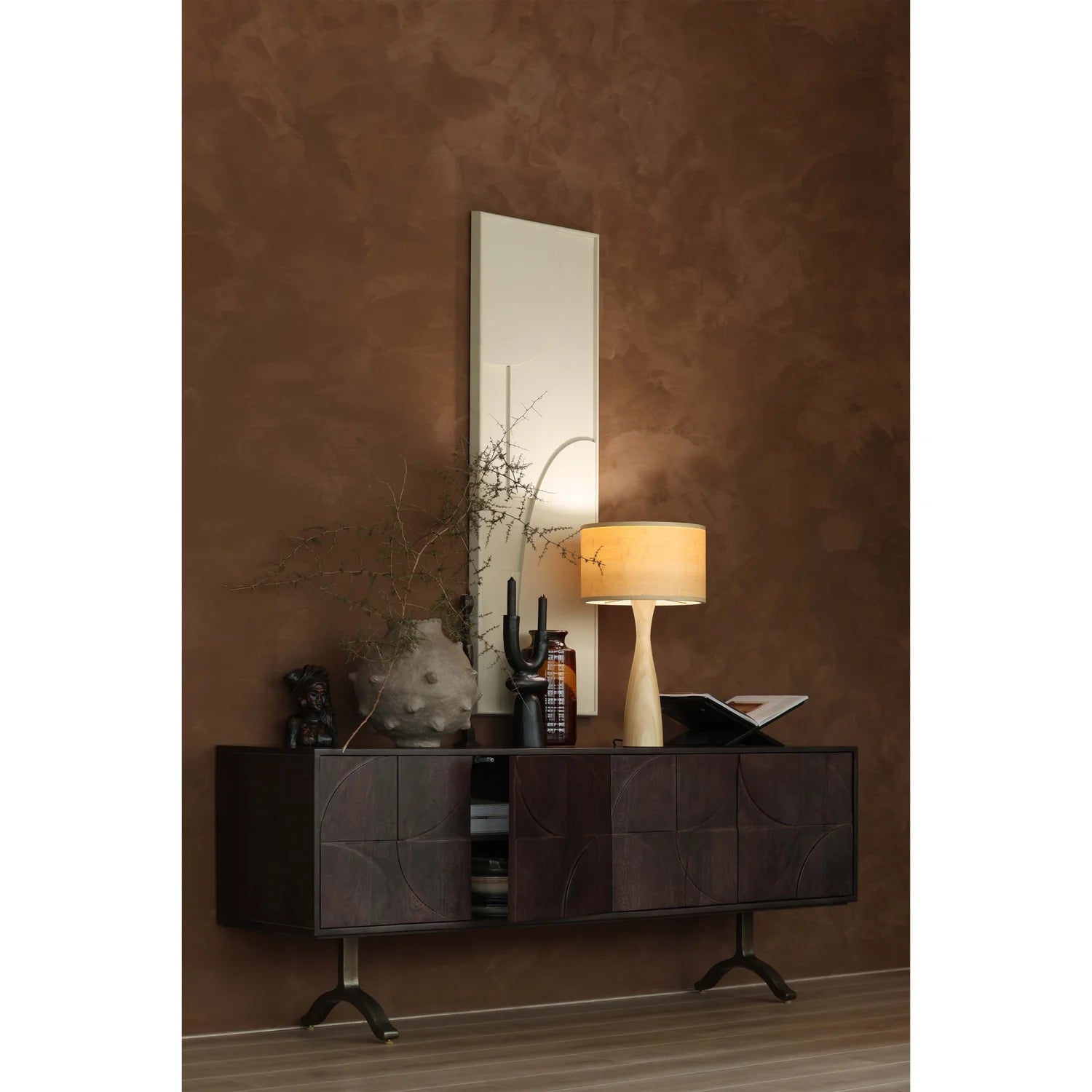 Zeichnen Sie Sideboard -Mangoholz