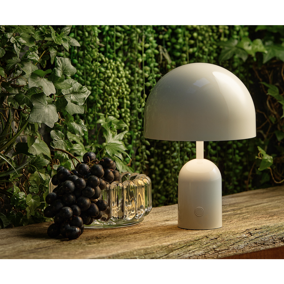 Bell Light gray portable lamp