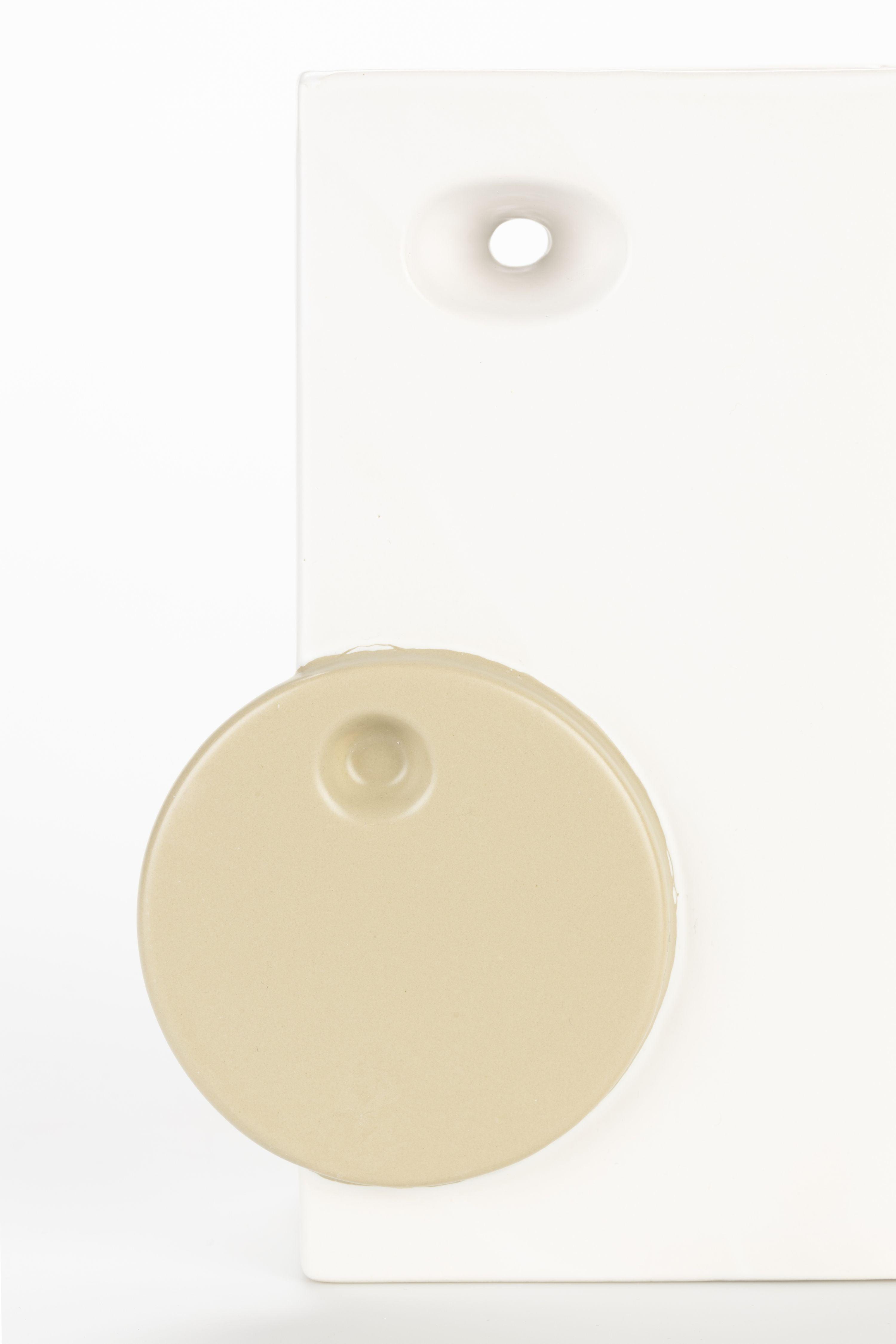 Wazon ceramiczny BLOOMER jasnobeżowy ze złotym Zuiver    Eye on Design