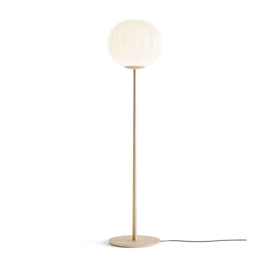 Floor lamp solid ash wood