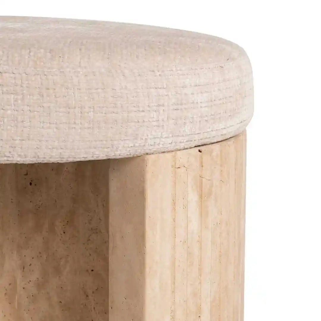 Beige GALLICE Pouf