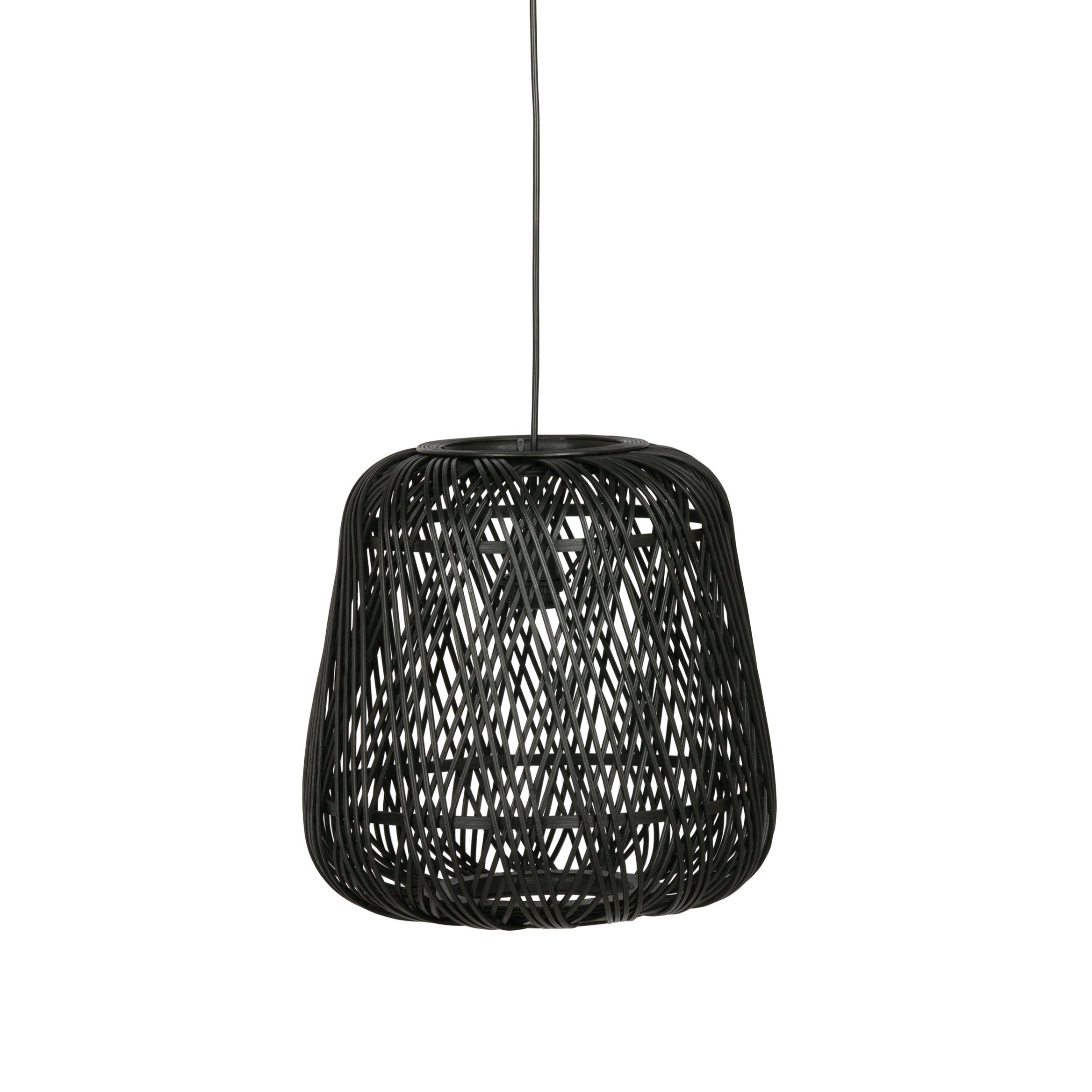 Lampa wisząca bambusowa MOZA MINI czarny Woood Exclusive    Eye on Design