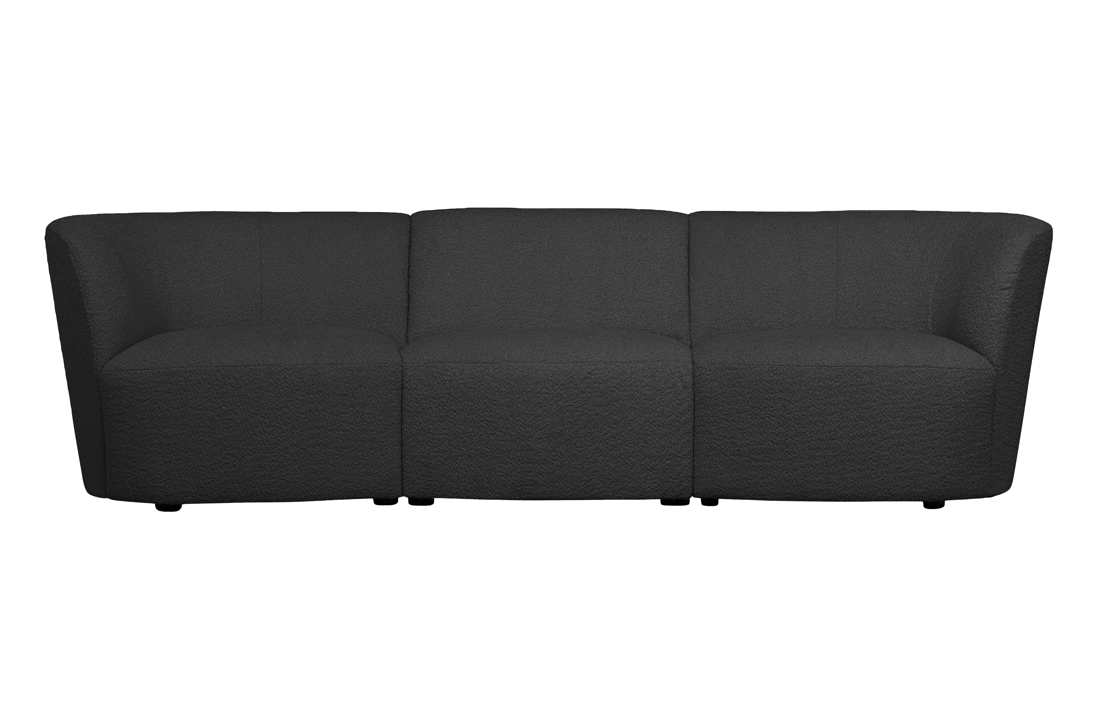 Sofa modułowa COCO - element ciemny szary boucle
