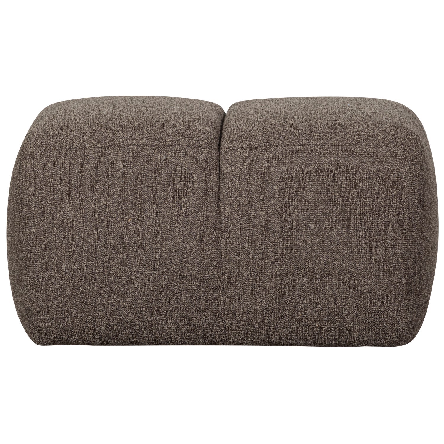 Puf MOJO ciemnobrązowy bouclé
