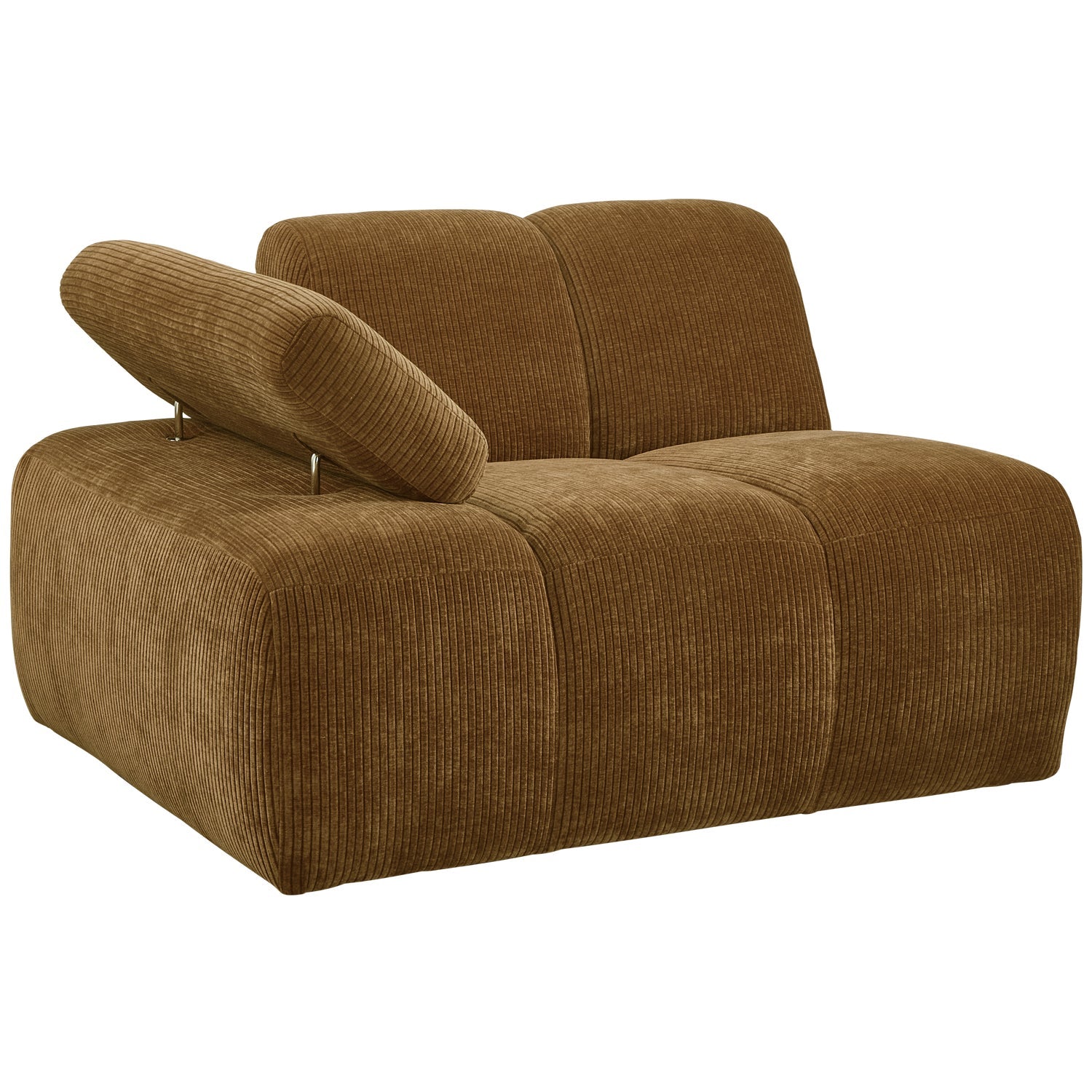 MOJO modular sofa - left element dark honey corduroy