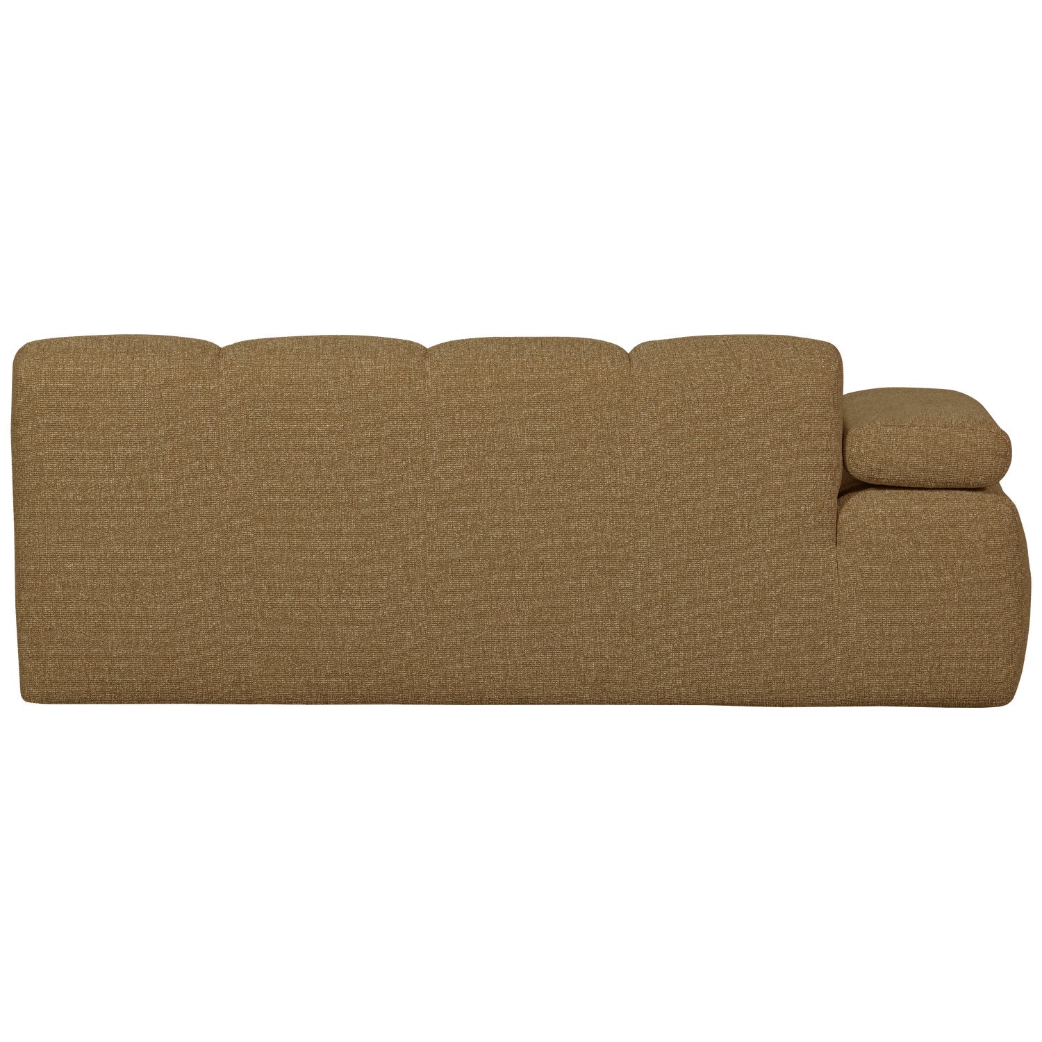 Sofa modułowa MOJO - element 2-osobowy lewostronny ciemny miodowy bouclé