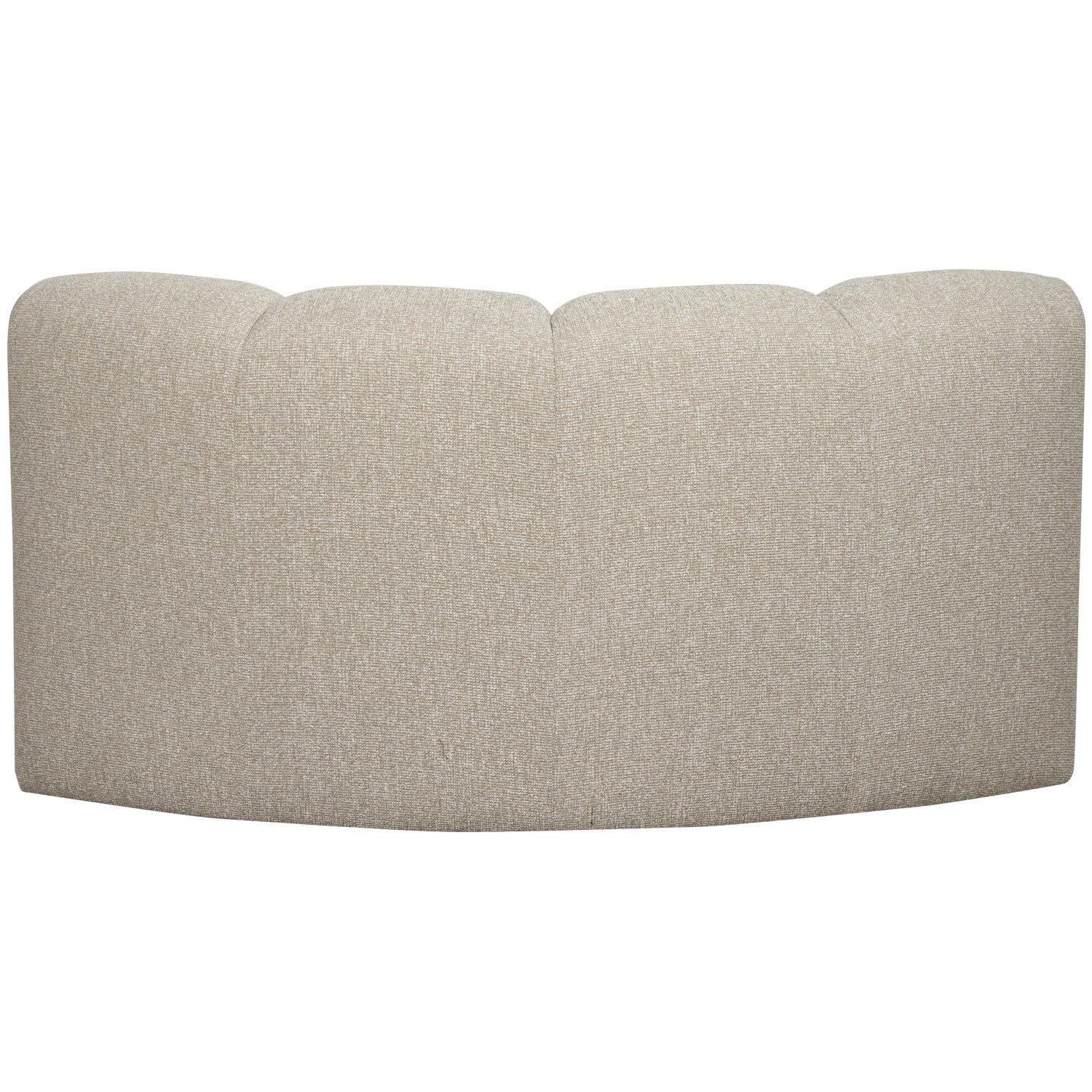 Sofa modułowa MOJO - element narożny beżowy melanż bouclé
