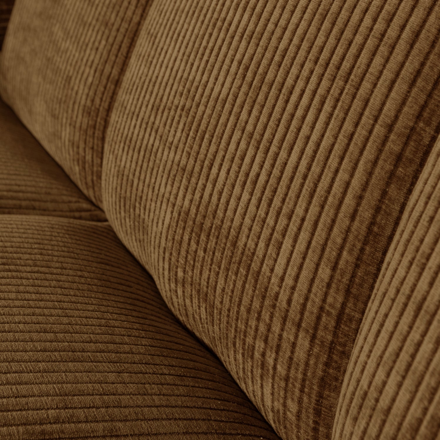 MOJO modular sofa - 3-seater element dark honey corduroy