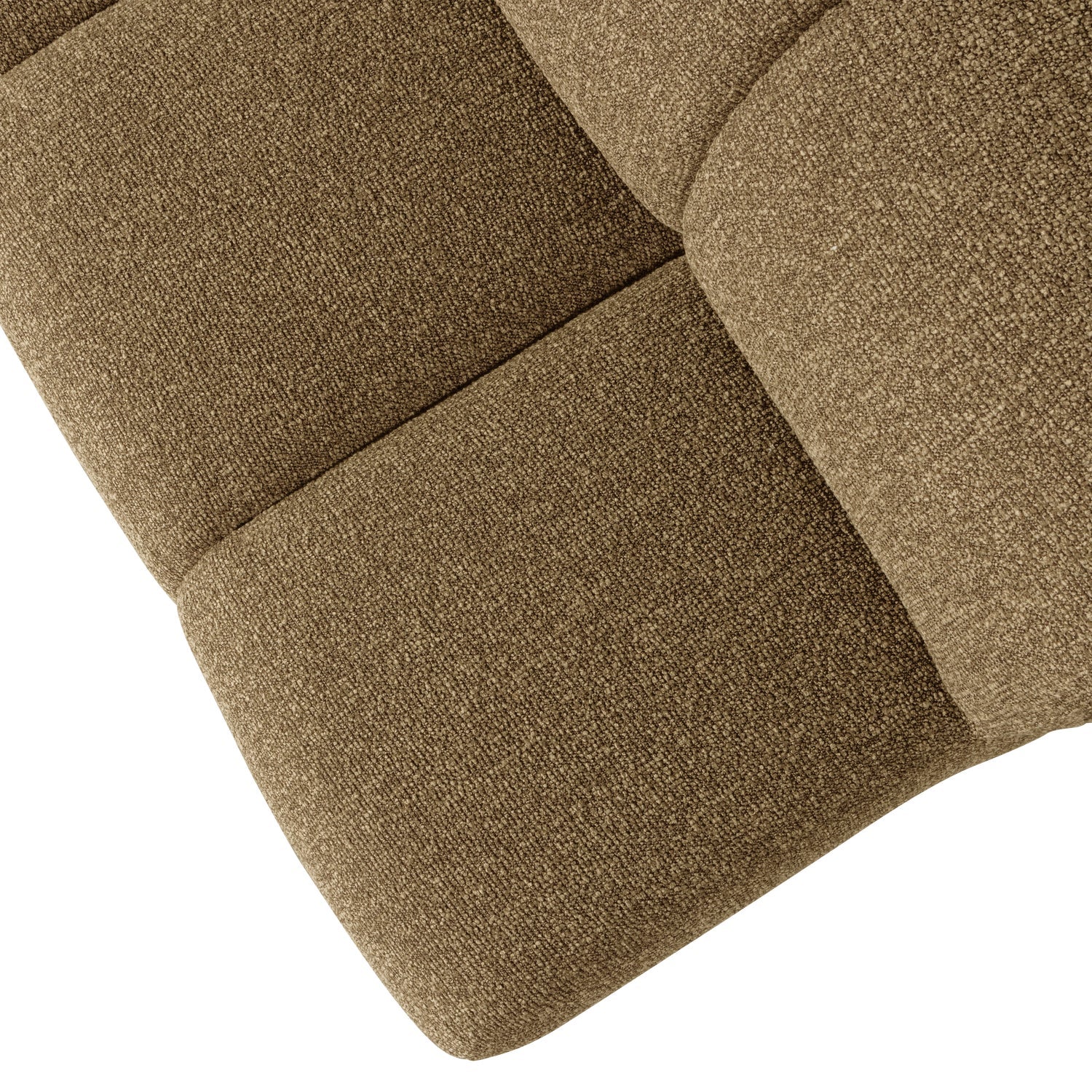 Sofa modułowa MOJO - element 3-osobowy ciemny miodowy bouclé