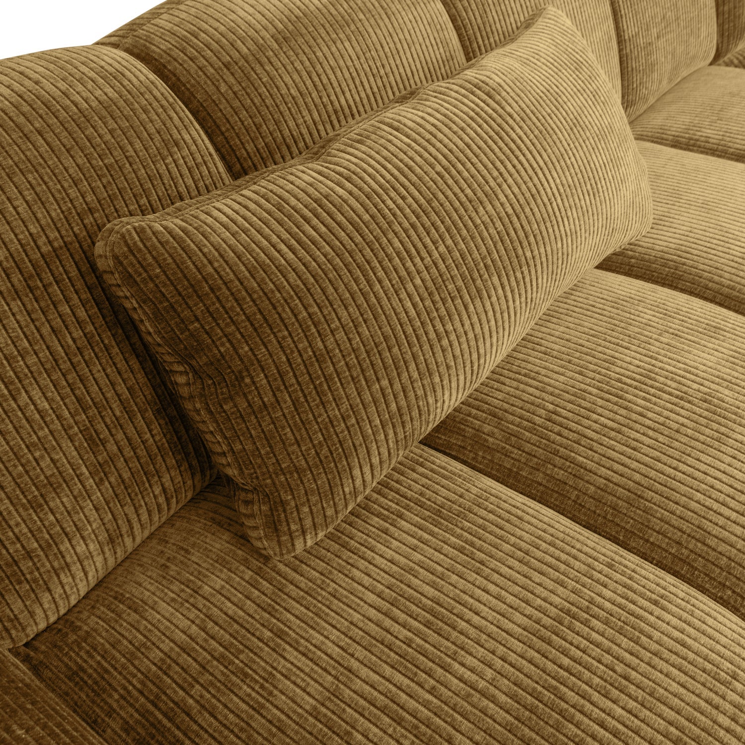 MOJO cushion dark honey corduroy