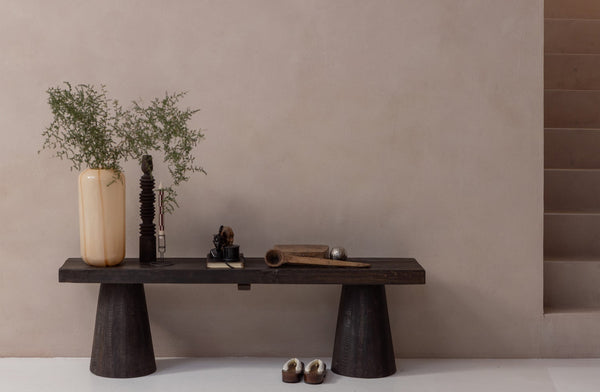 Arles sandy beige vase