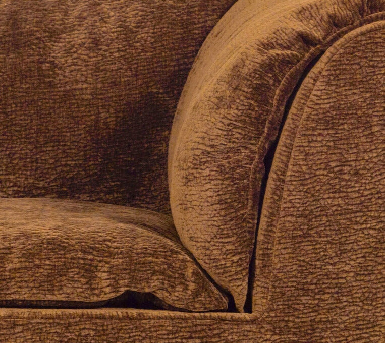 Modulares Sofa BAGGY 3D - braunes Eckelement