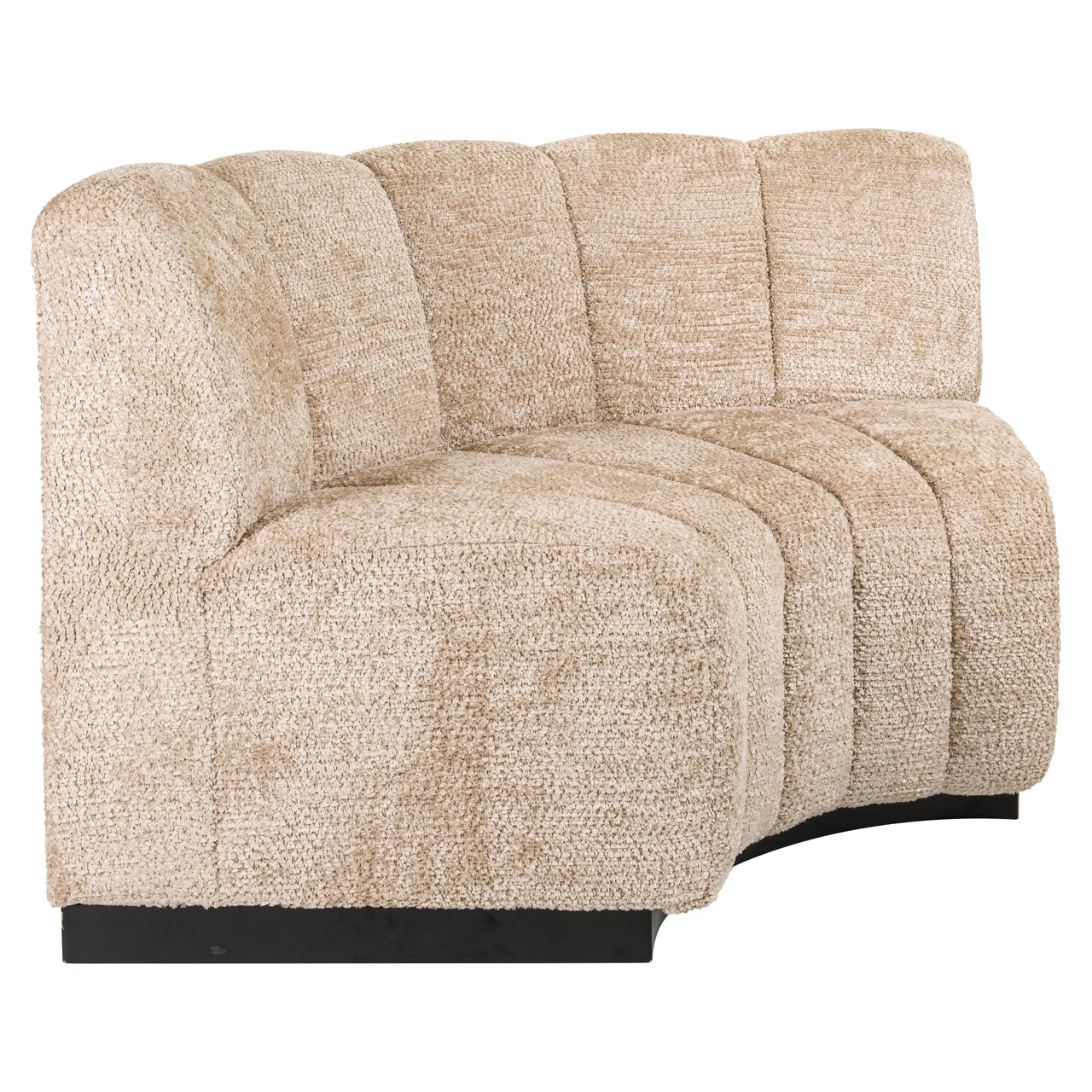 Sofa narożna HILLPARK - element środkowy zaokrąglony beżowy