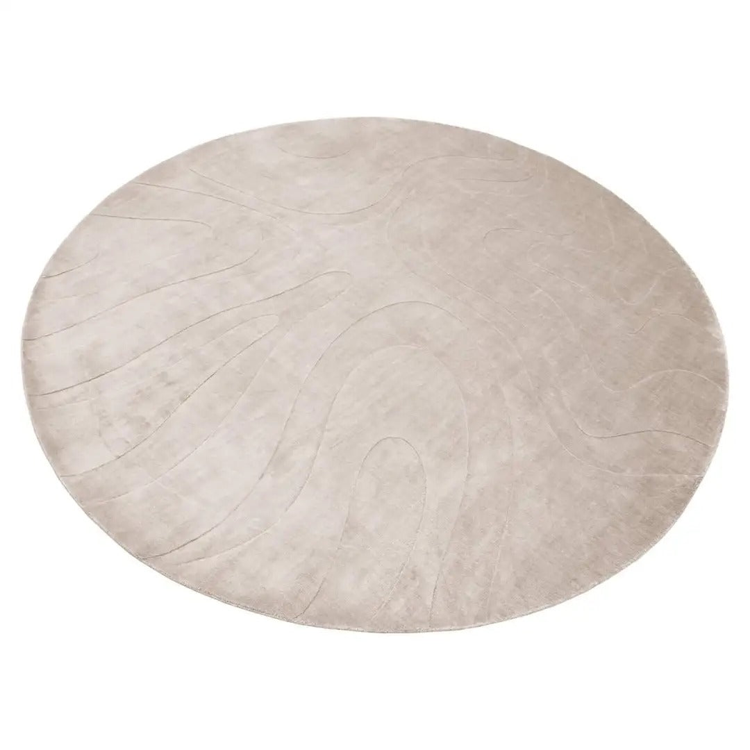 Runder Teppich ADDISON beige