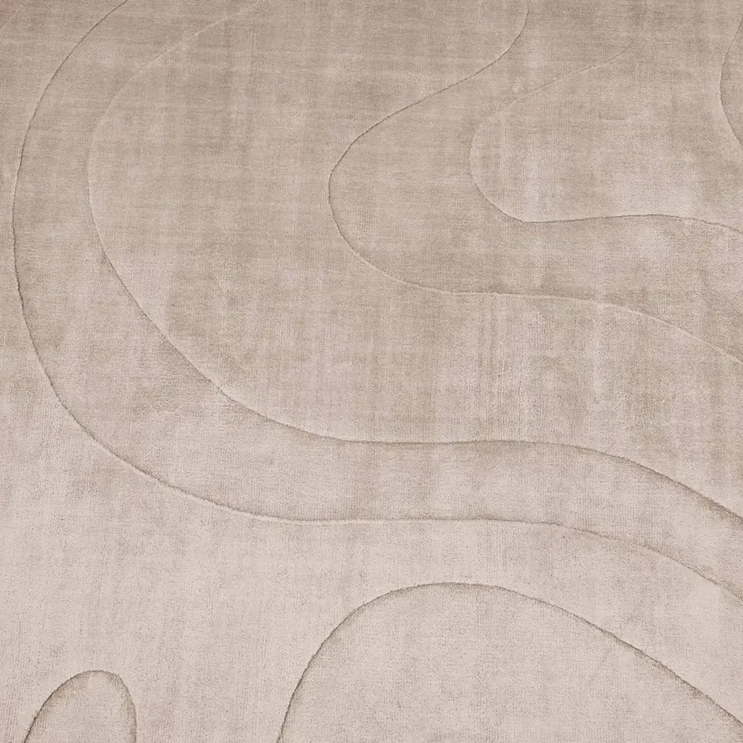 Runder Teppich ADDISON beige