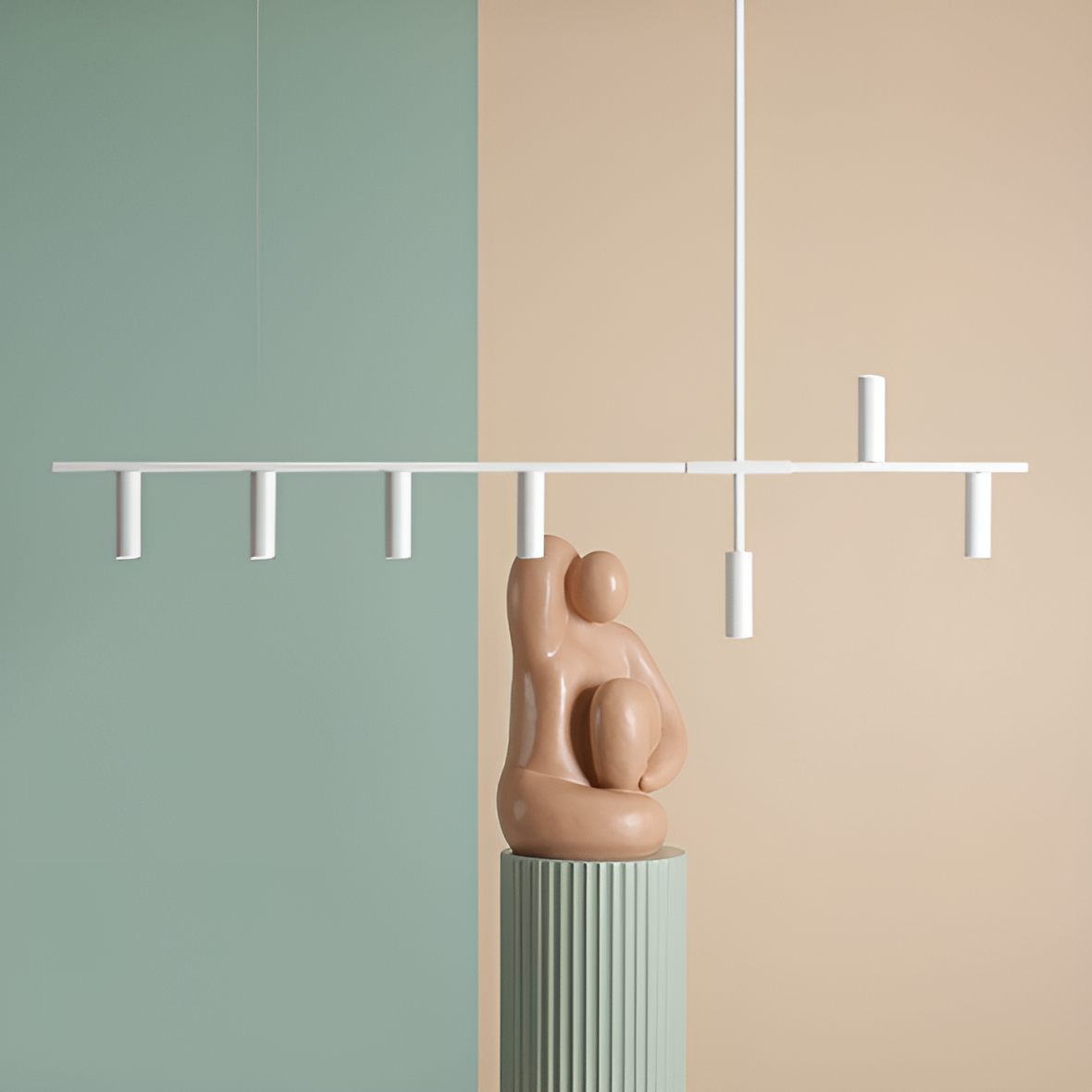 Lampa wisząca TREVO biały