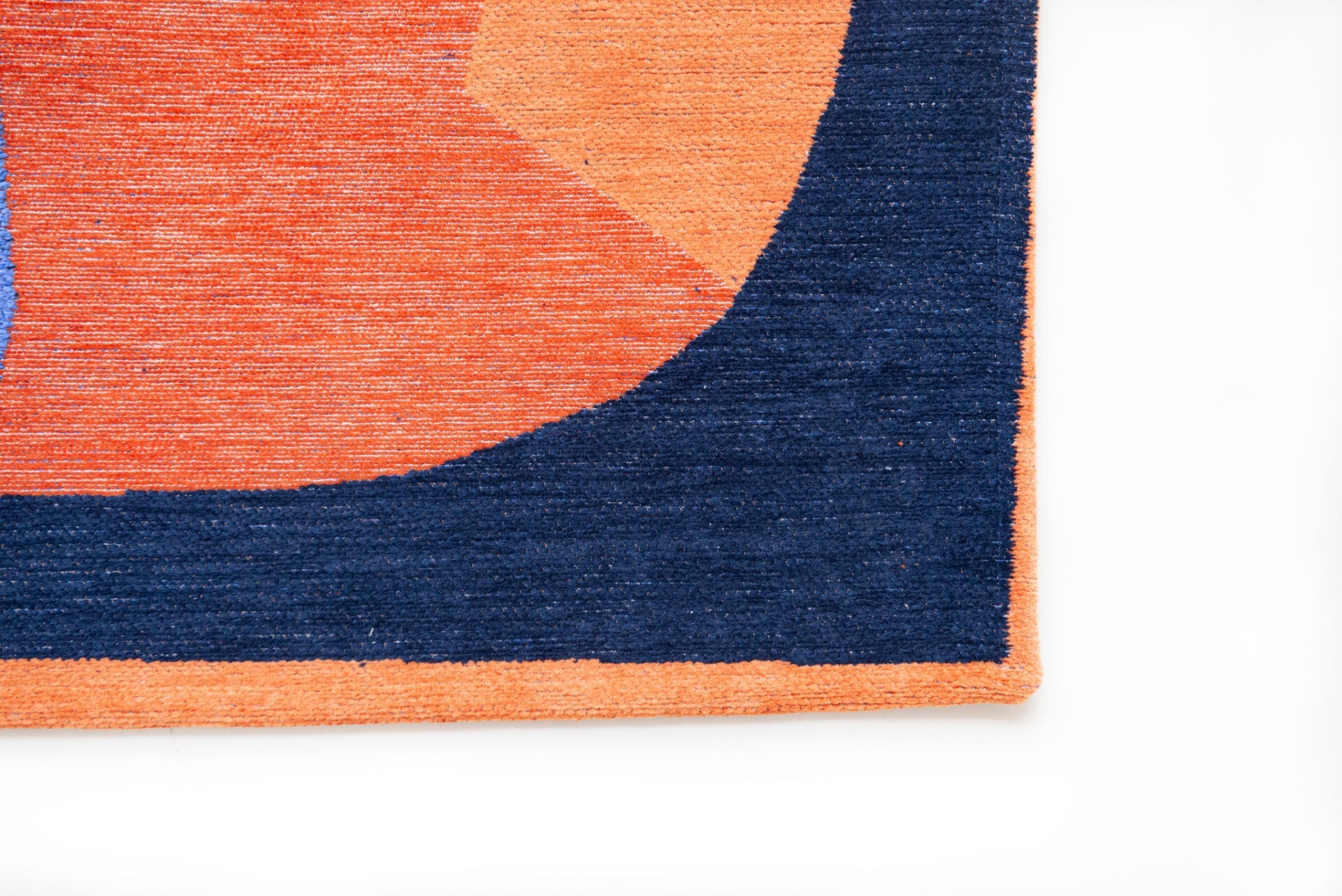 Shapes Carpe rug diem orange-blue