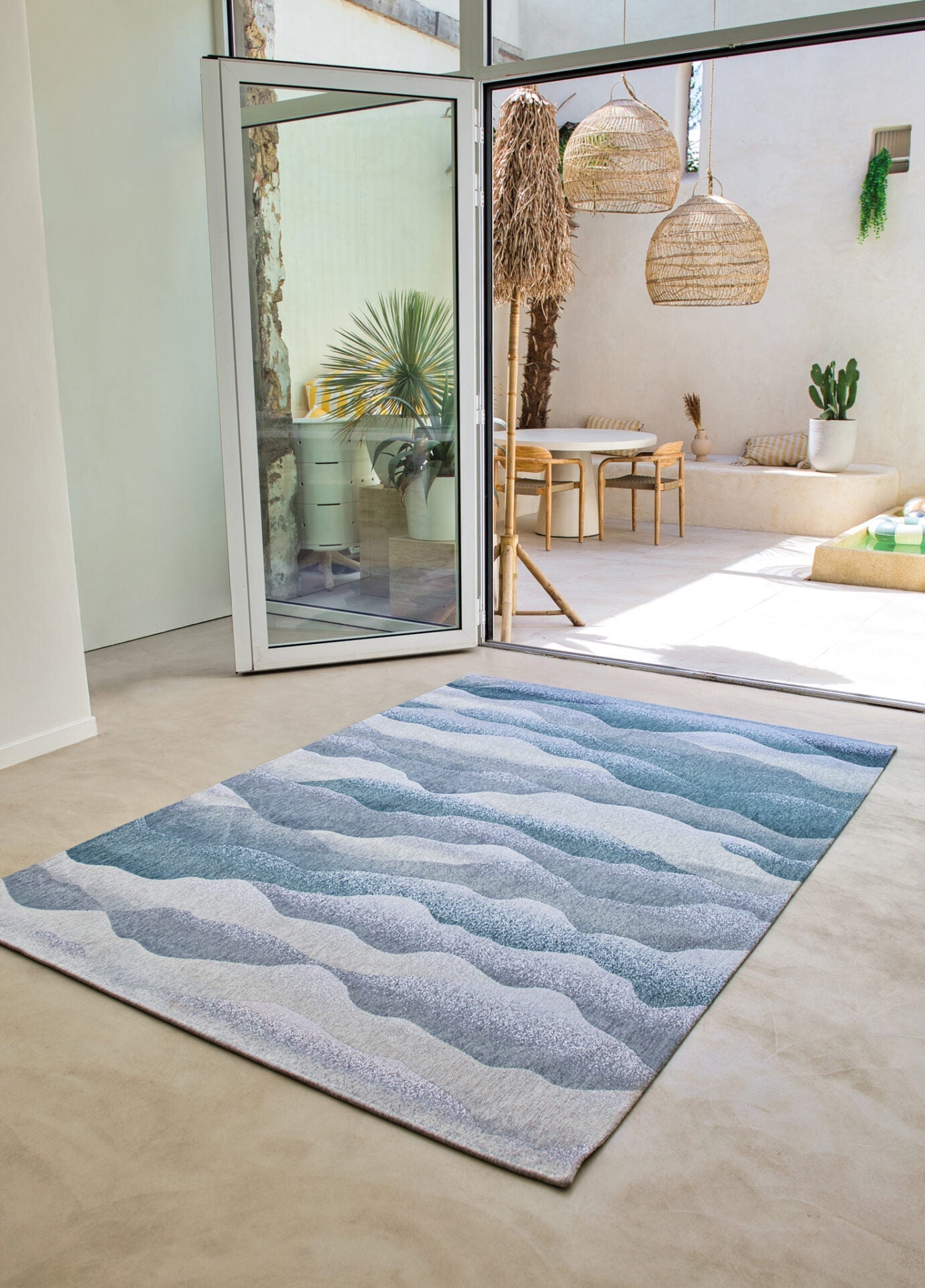 Himalaya rug Winter blue