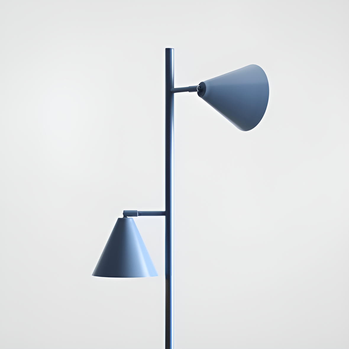 Lampa podłogowa FORM DUO niebieski