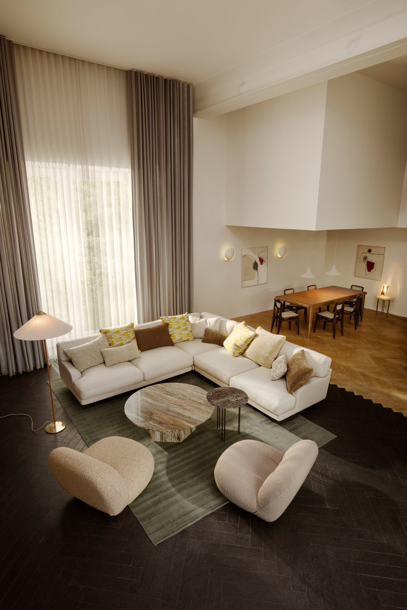 GUBI green rug