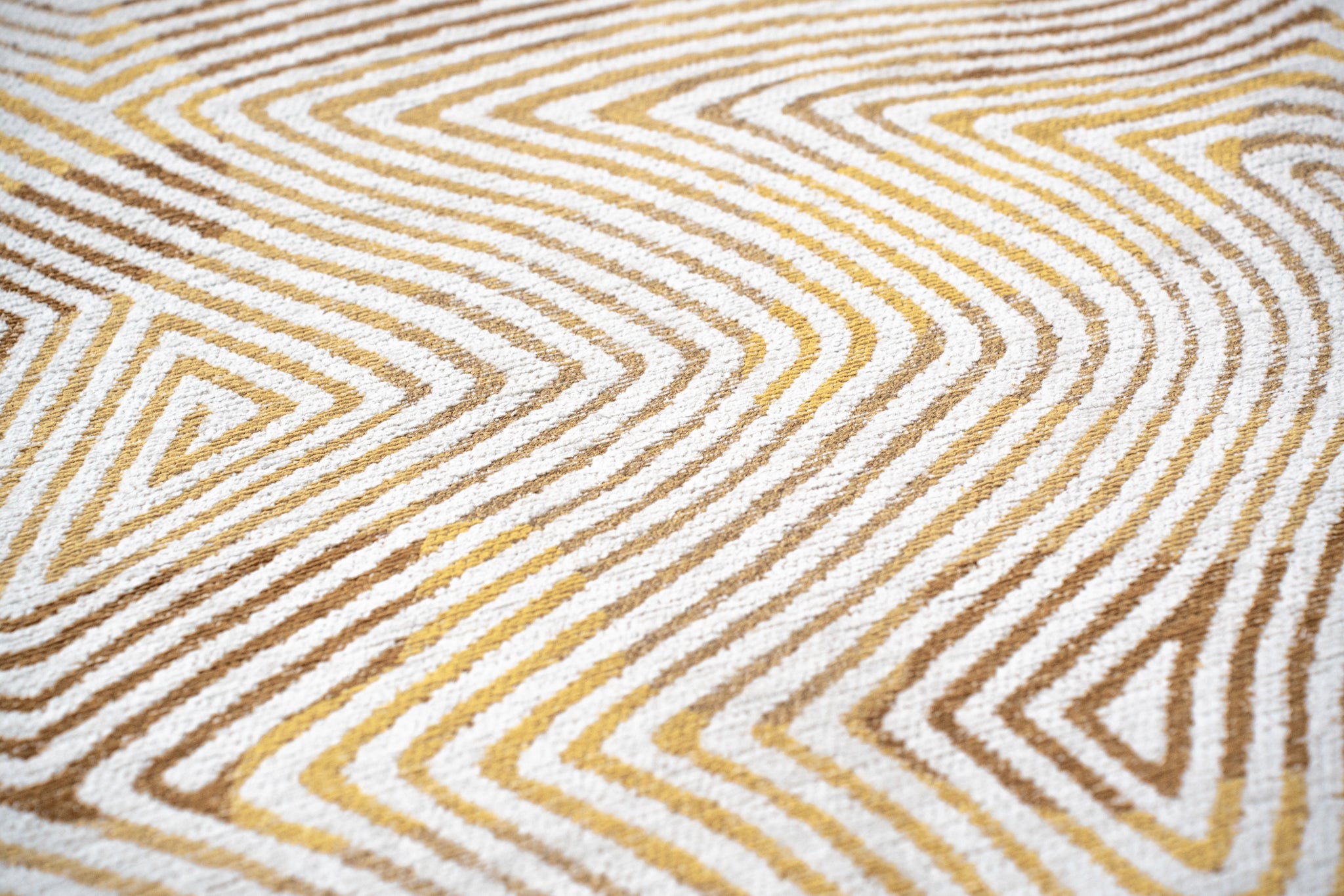 CORAL YELLOW HIPPY rug yellow-beige [Amelia]
