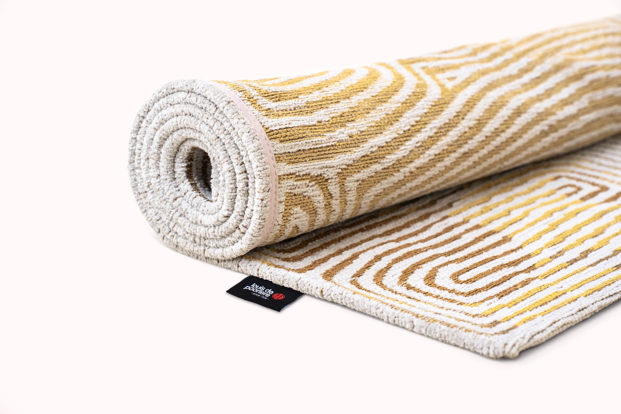 CORAL YELLOW HIPPY rug yellow-beige [Amelia]