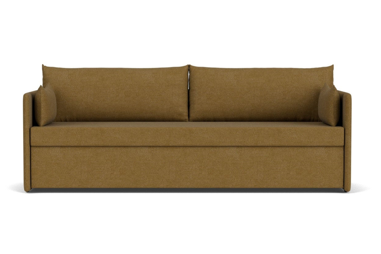 Sofa z funkcją spania 3-osobowa 0FFSET musztardowy