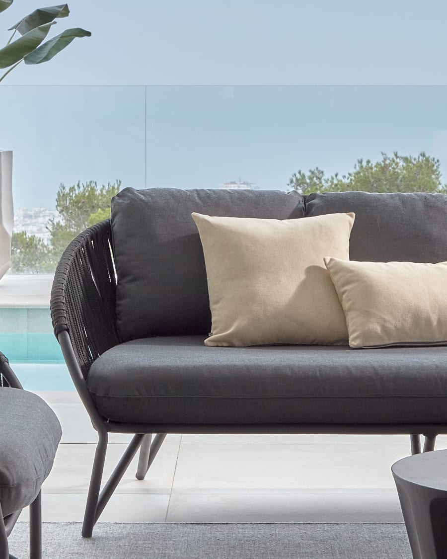 Sofa ogrodowa BRANZIE czarny