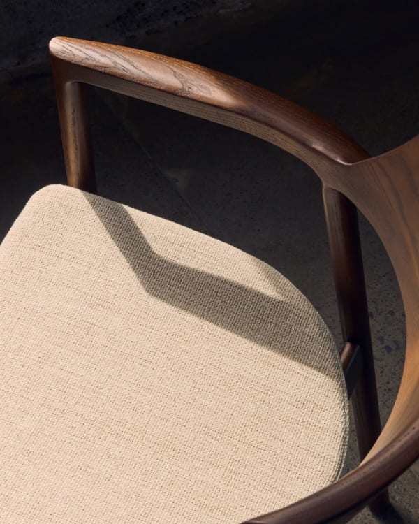 Alocs chair solid oak wood