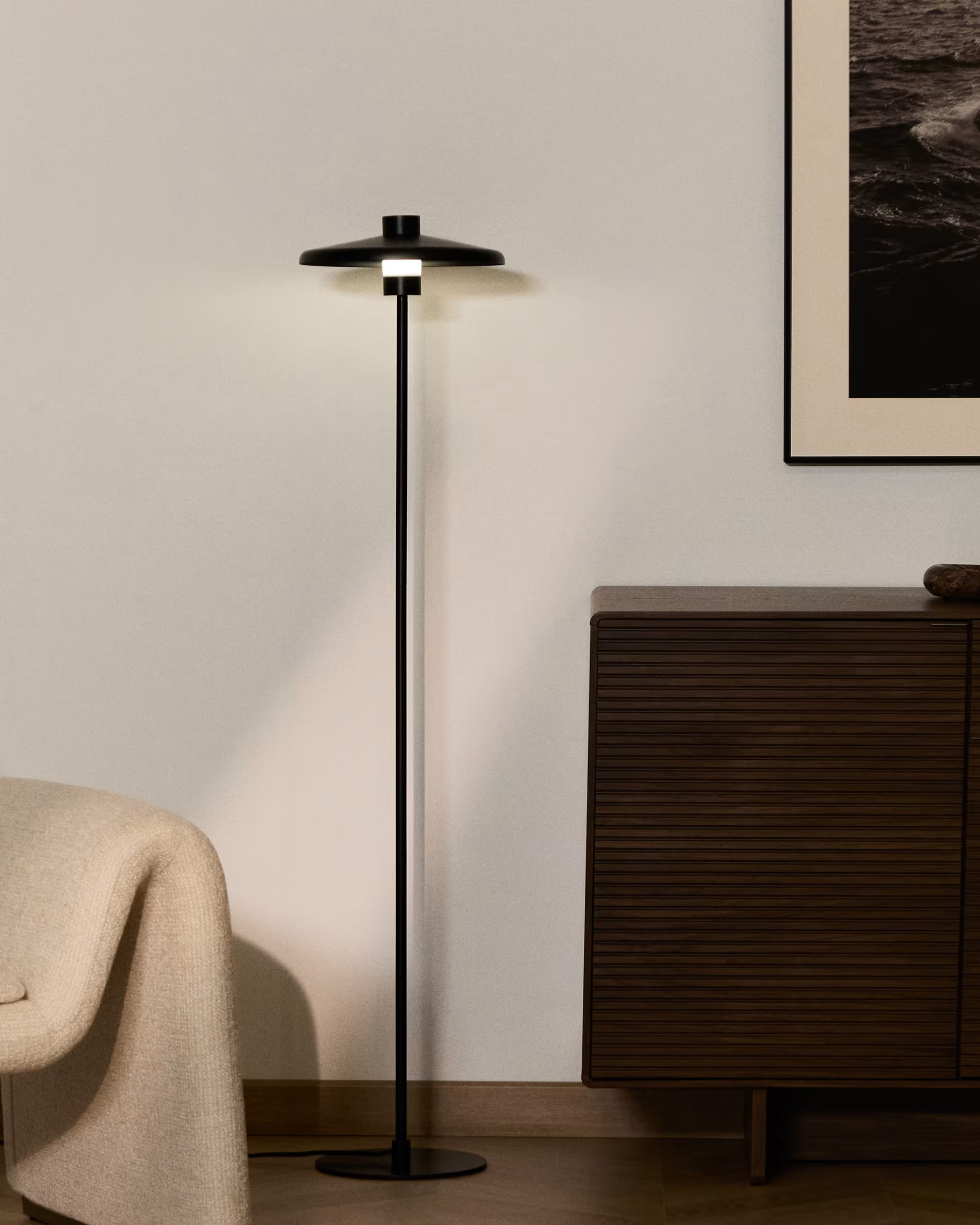 Stehlampe NUVIRA schwarz