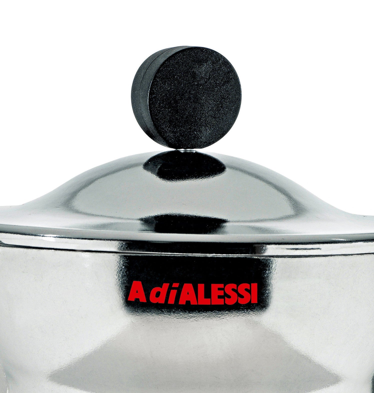 Alessi Silver Moka with black