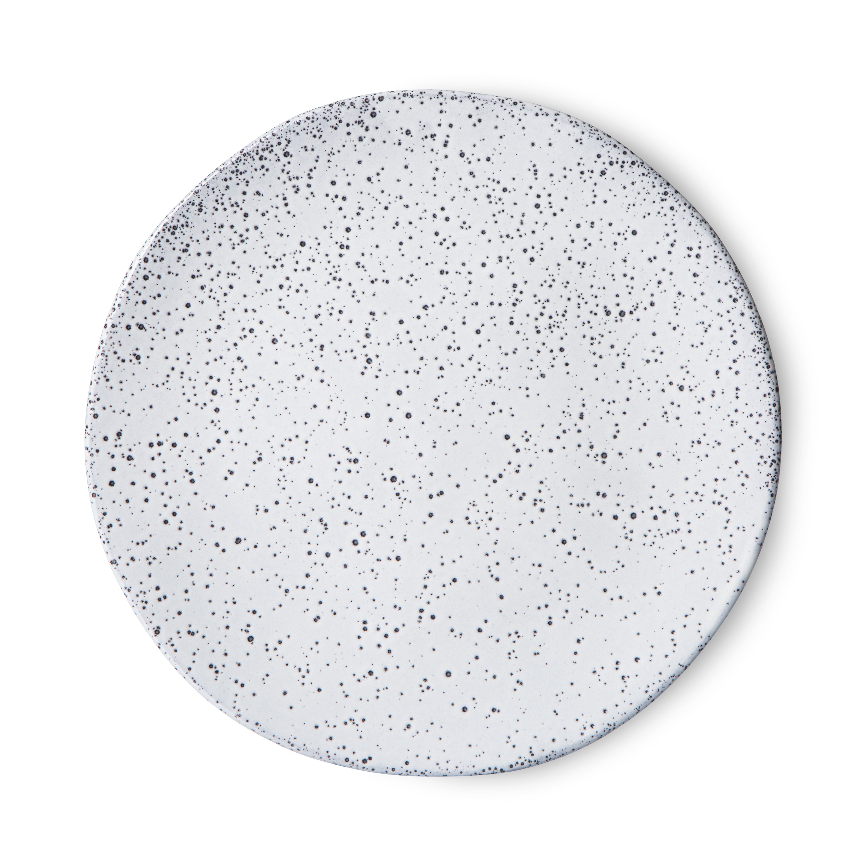 Średni ceramiczny talerz Bold&Basic kremowy 2 sztuki