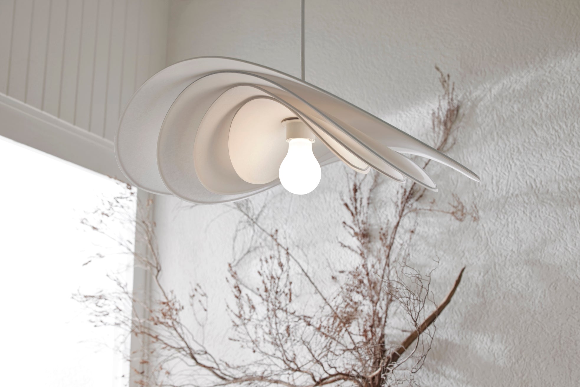 Lampa wisząca SELENETIS biały Market Set    Eye on Design