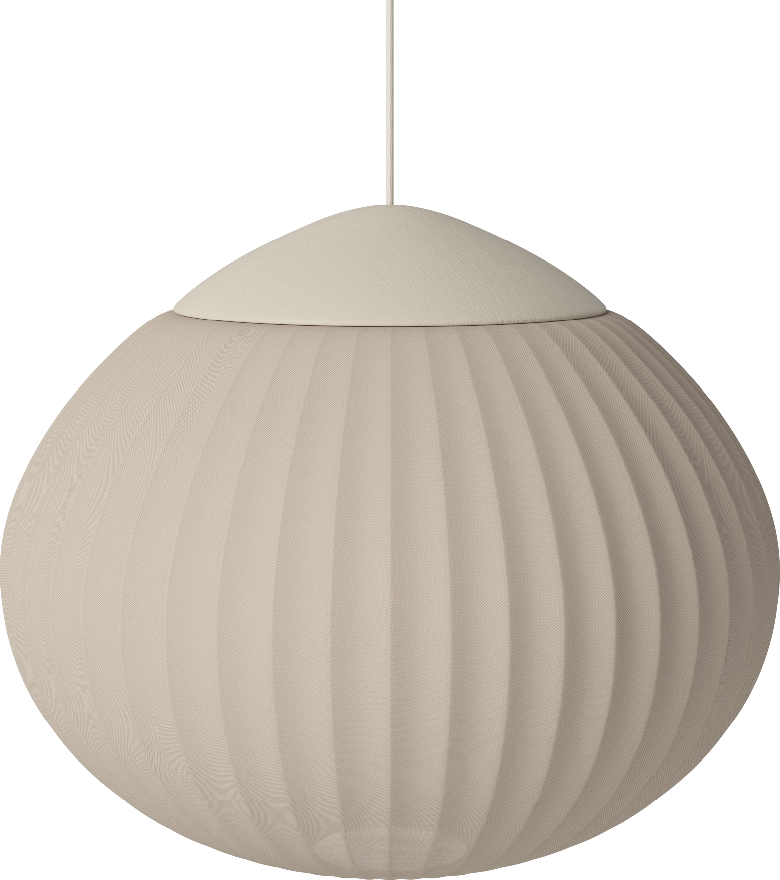 ACORN beige striped hanging lamp