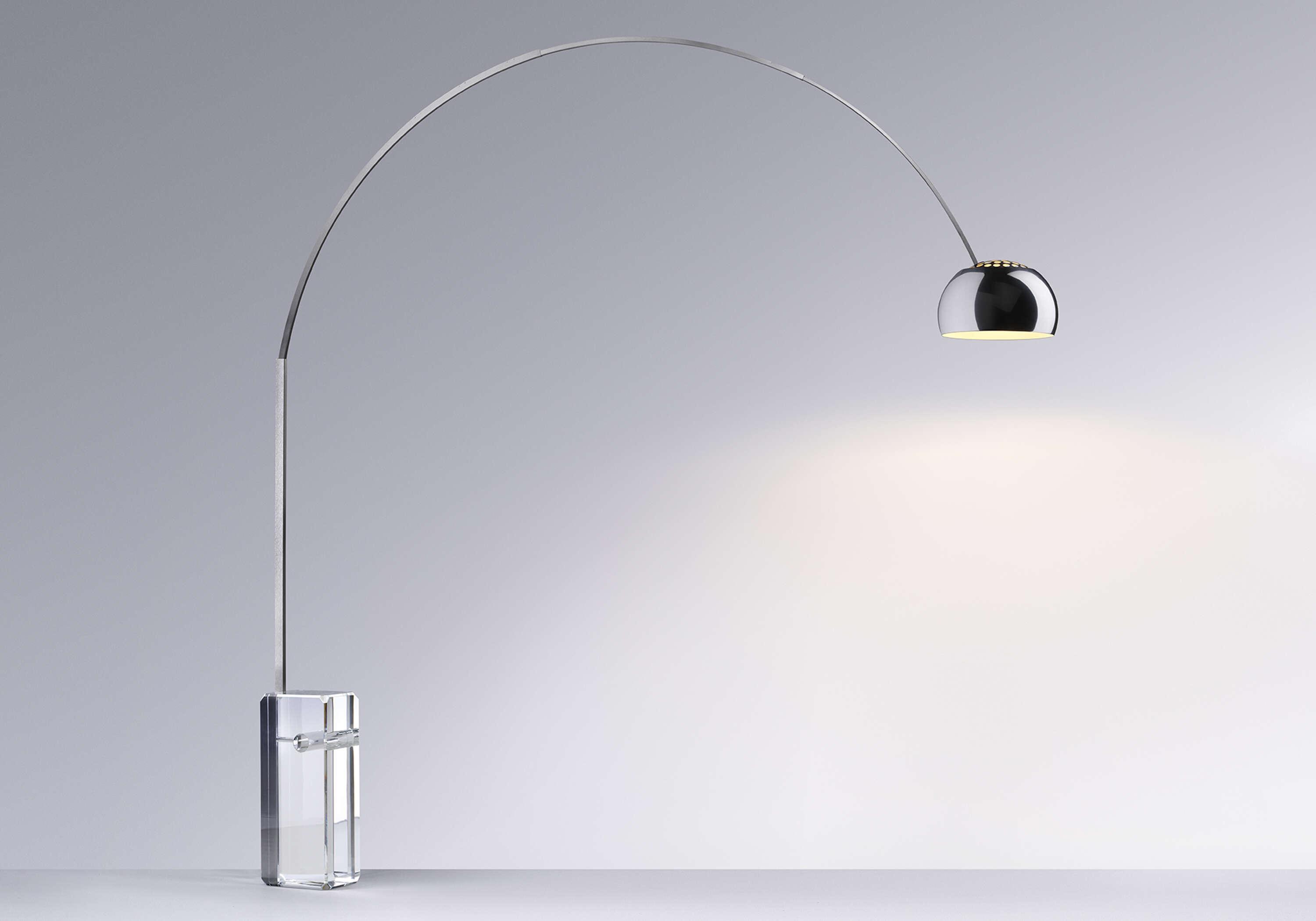 Lampa podłogowa ARCO K szkło Flos    Eye on Design