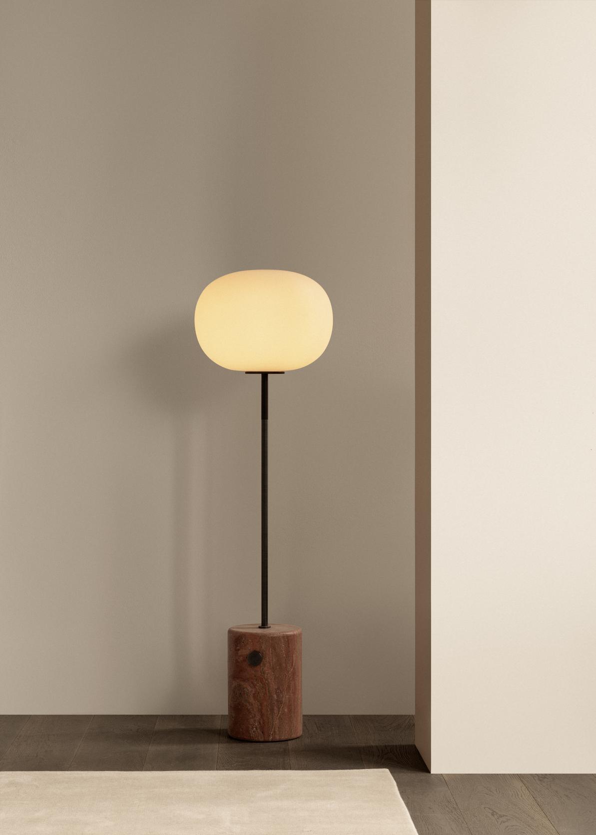 JWDA floor lamp red travertine