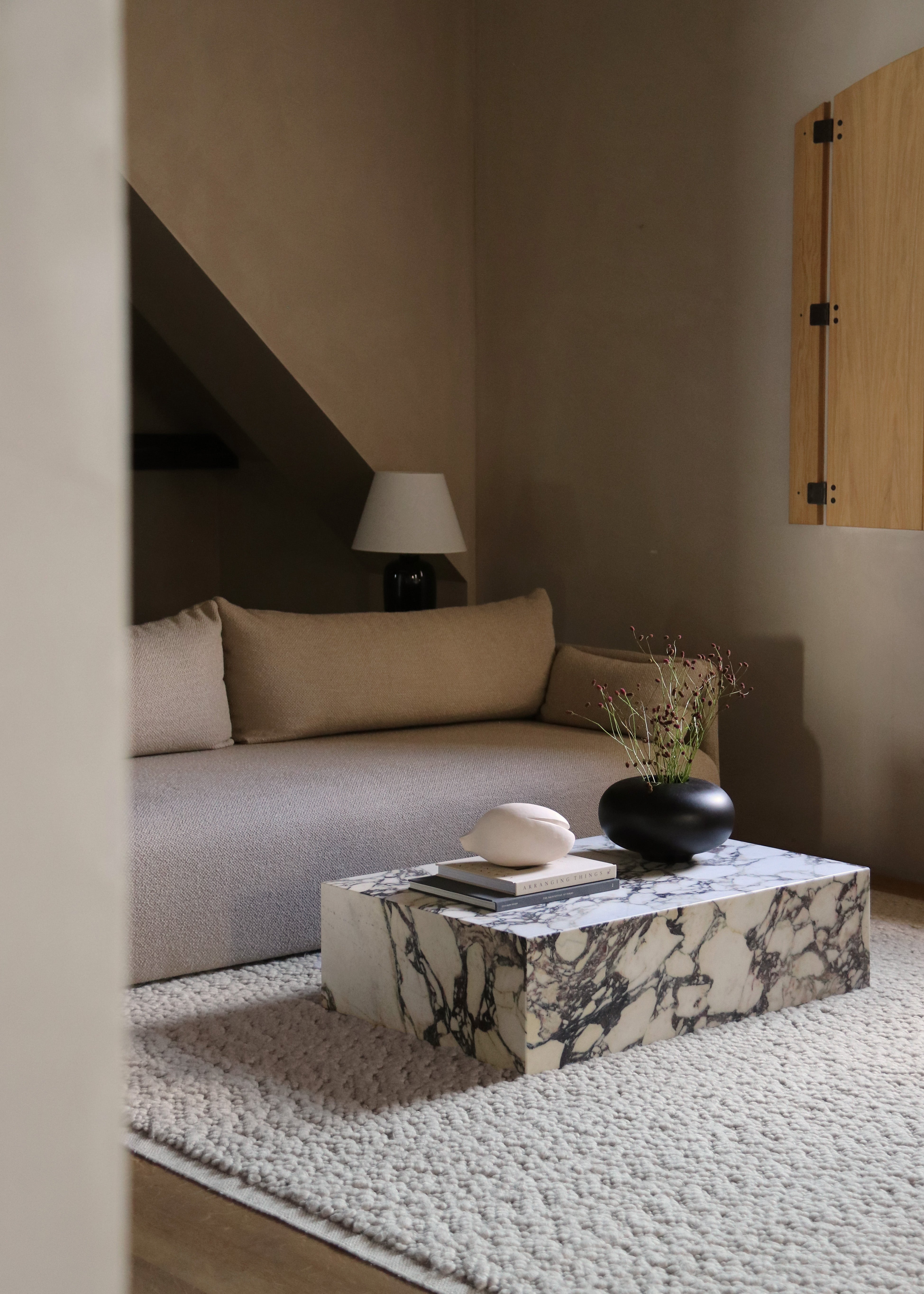 Sofa 3-sitzig OFFSET creme