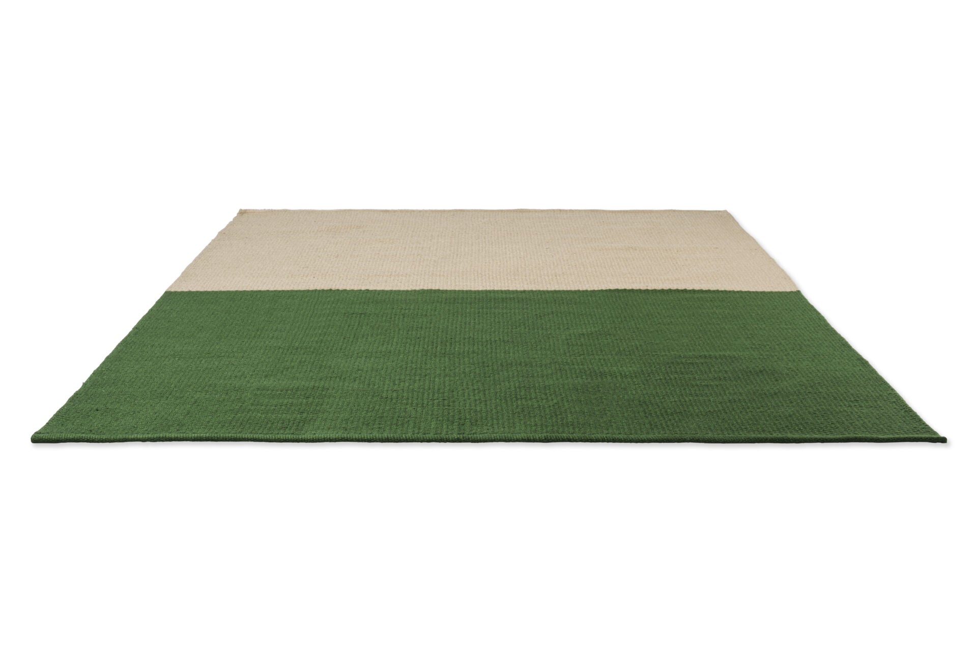 Deck beige with green external rug