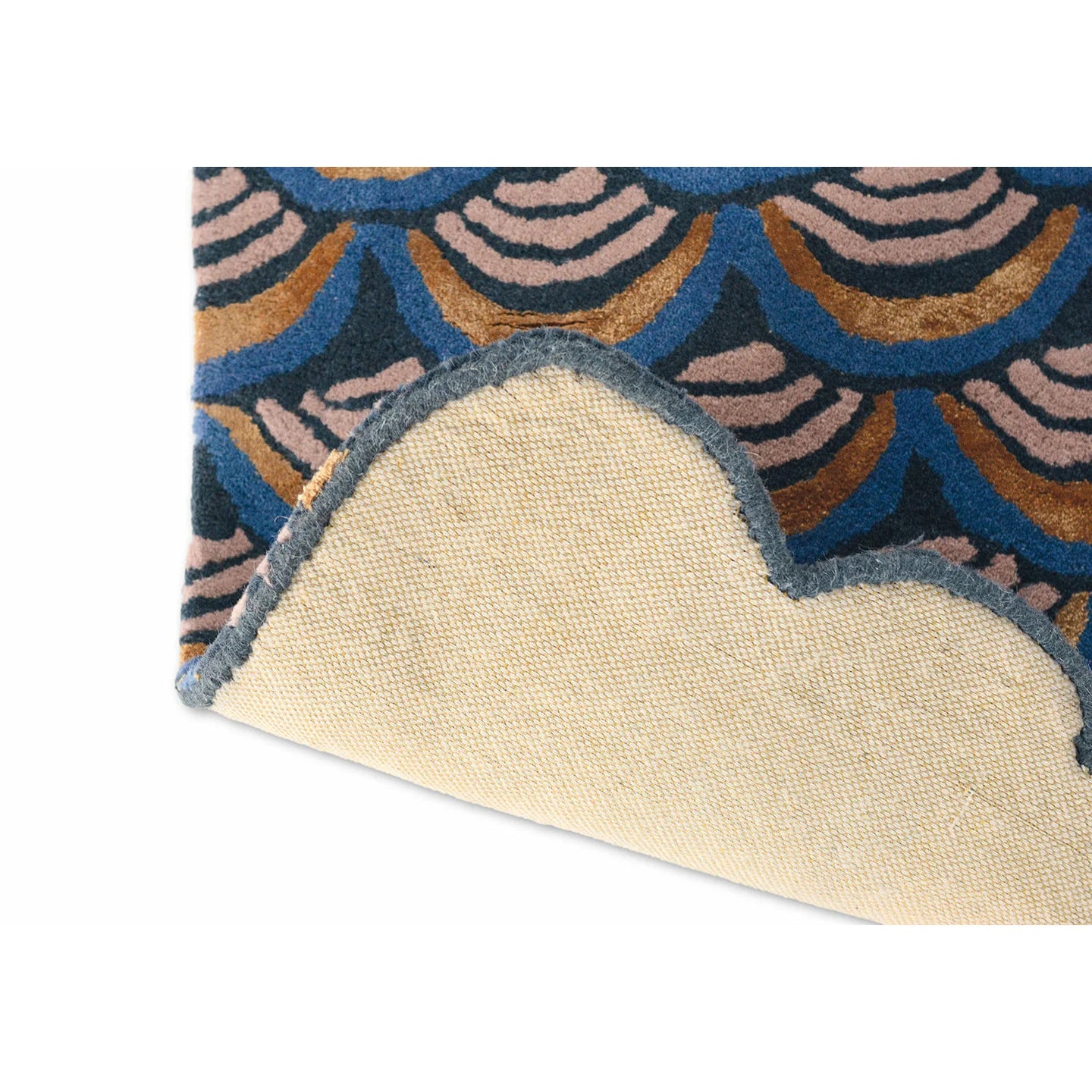 Masquerade blue rug
