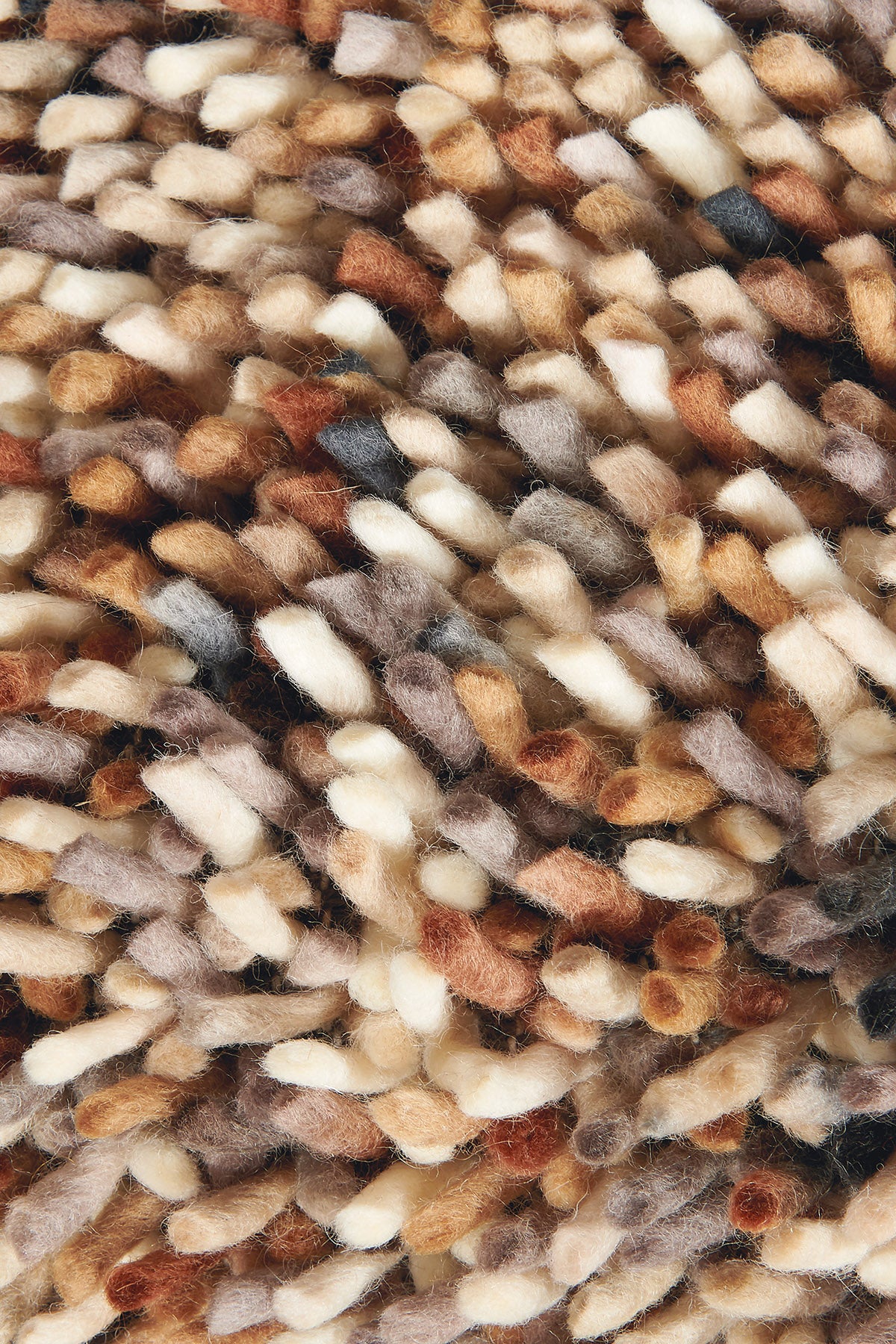 Dots beige-brown rug