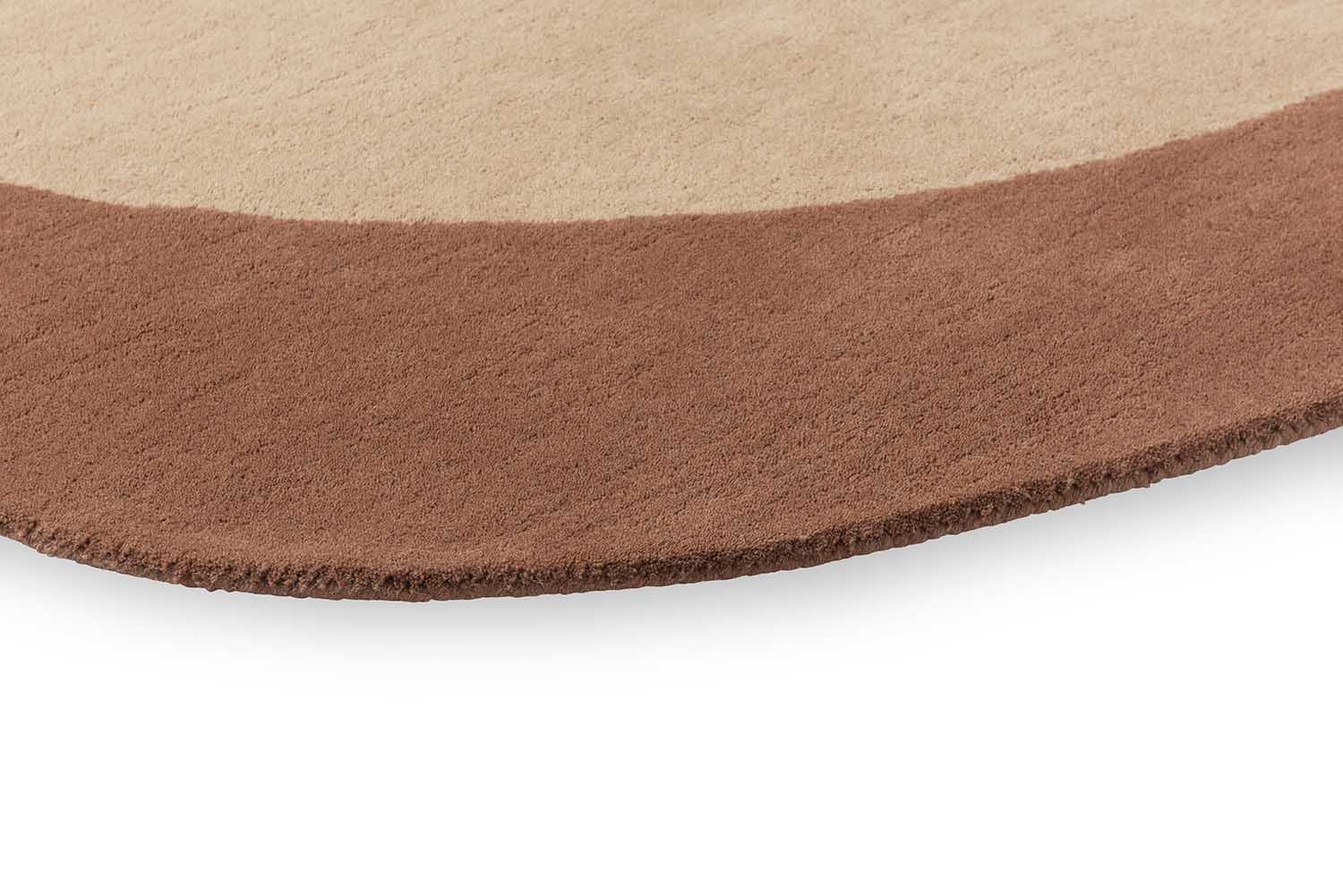 Teppichelement braun mit Beige