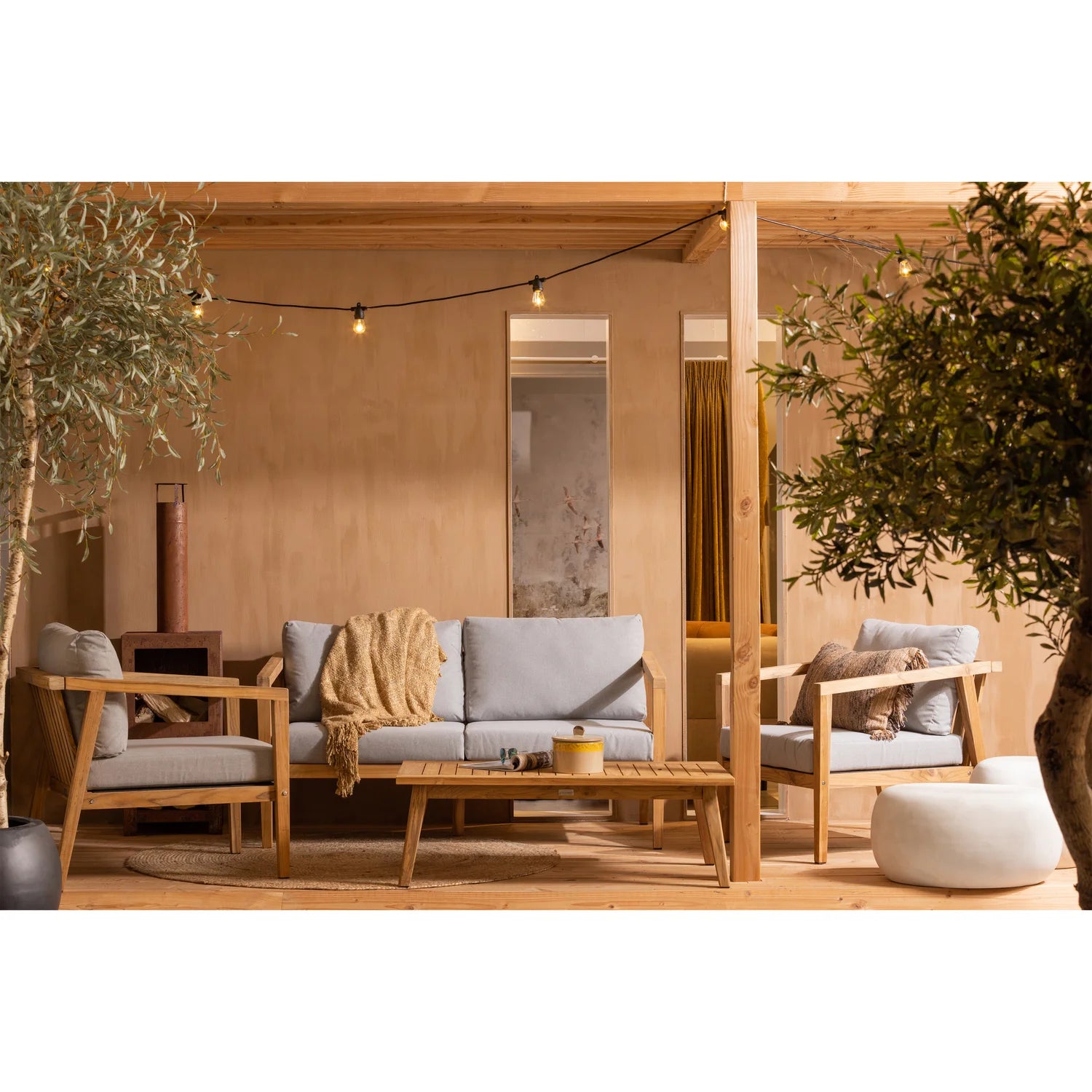 Lucca garden set Teak wood