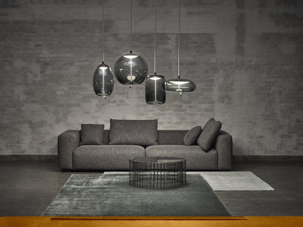 Lampa wisząca KNOT - SFERA szklana