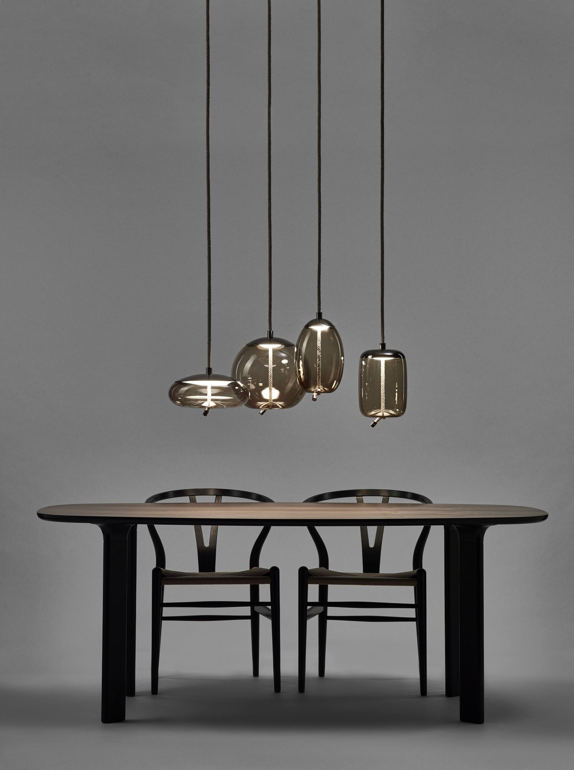 Lampa wisząca KNOT SMALL - DISCO szklana
