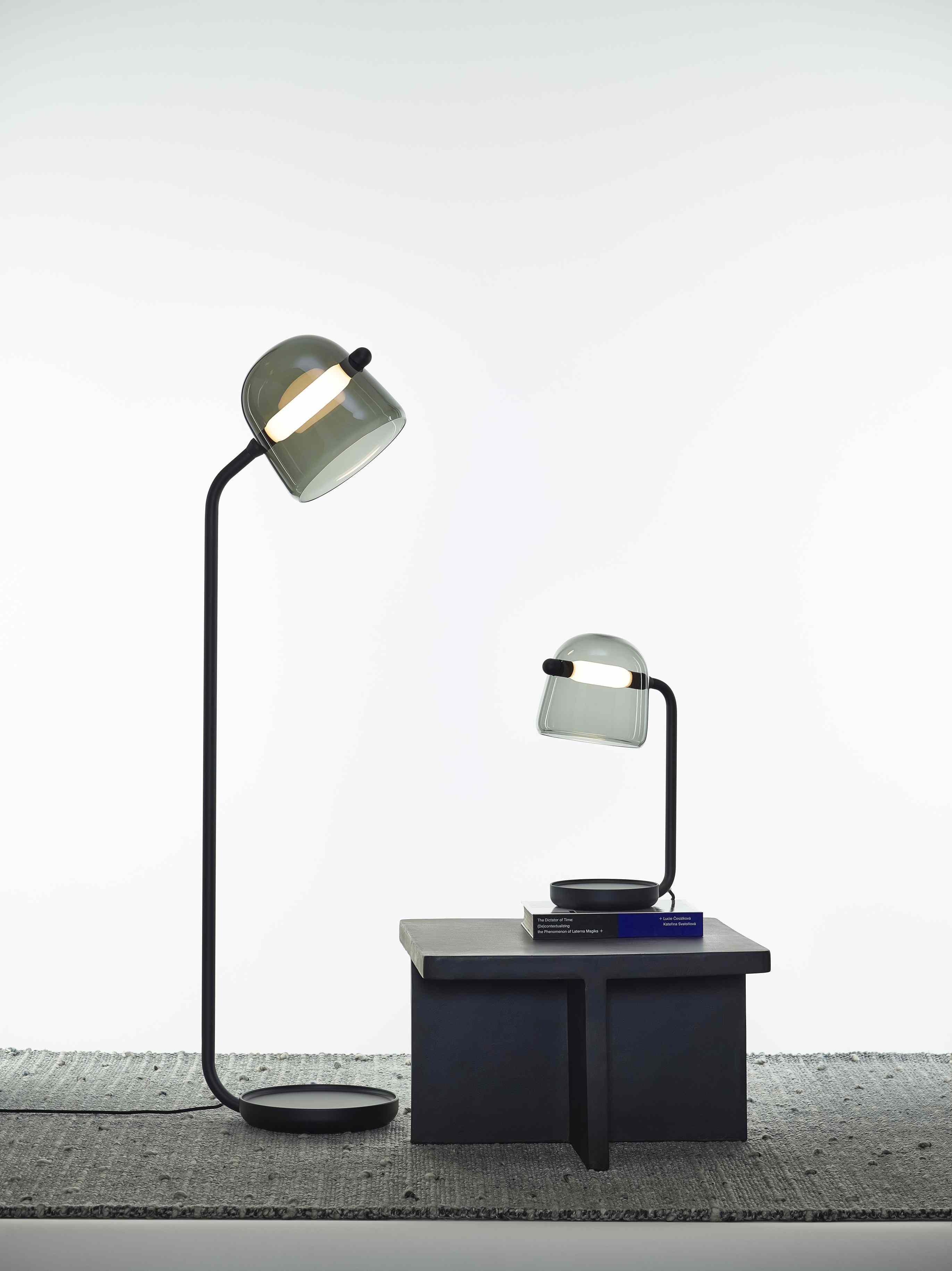 Floor lamp cana black base