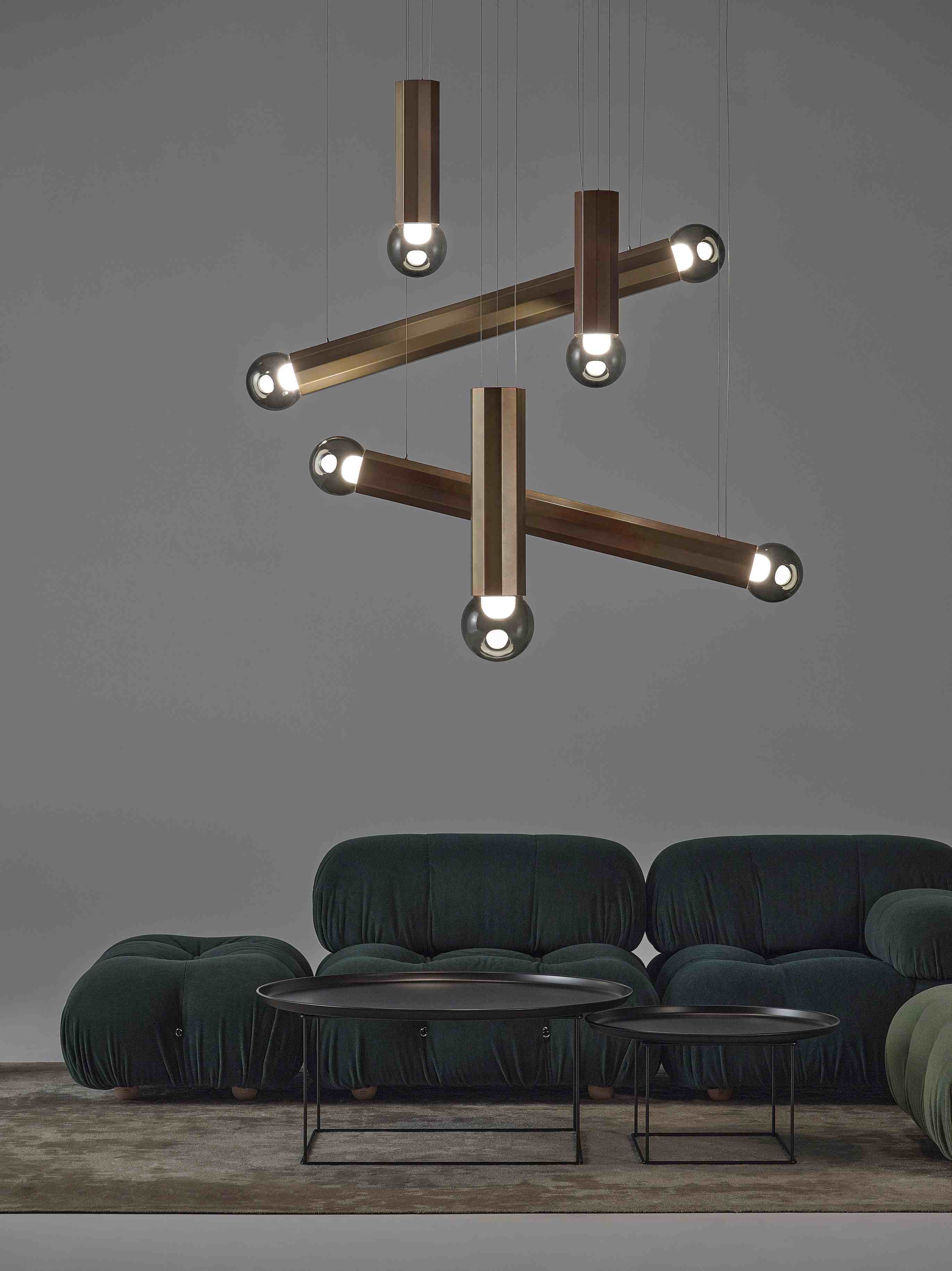 Lampa wisząca PRISMA metalowa oprawa